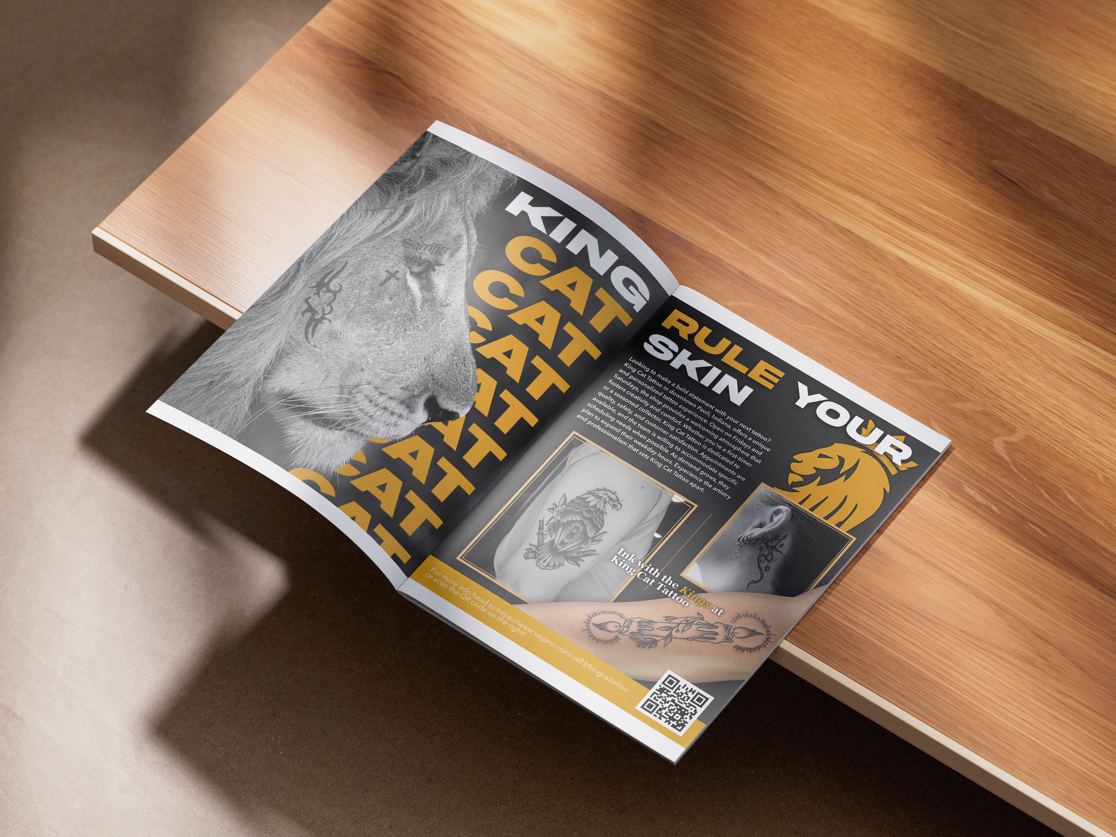 King Cat Mag Ad Mockup | 2025