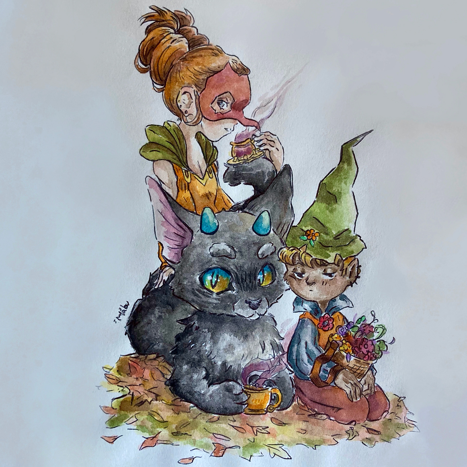 Witch, Magician and Familiar (1/4)