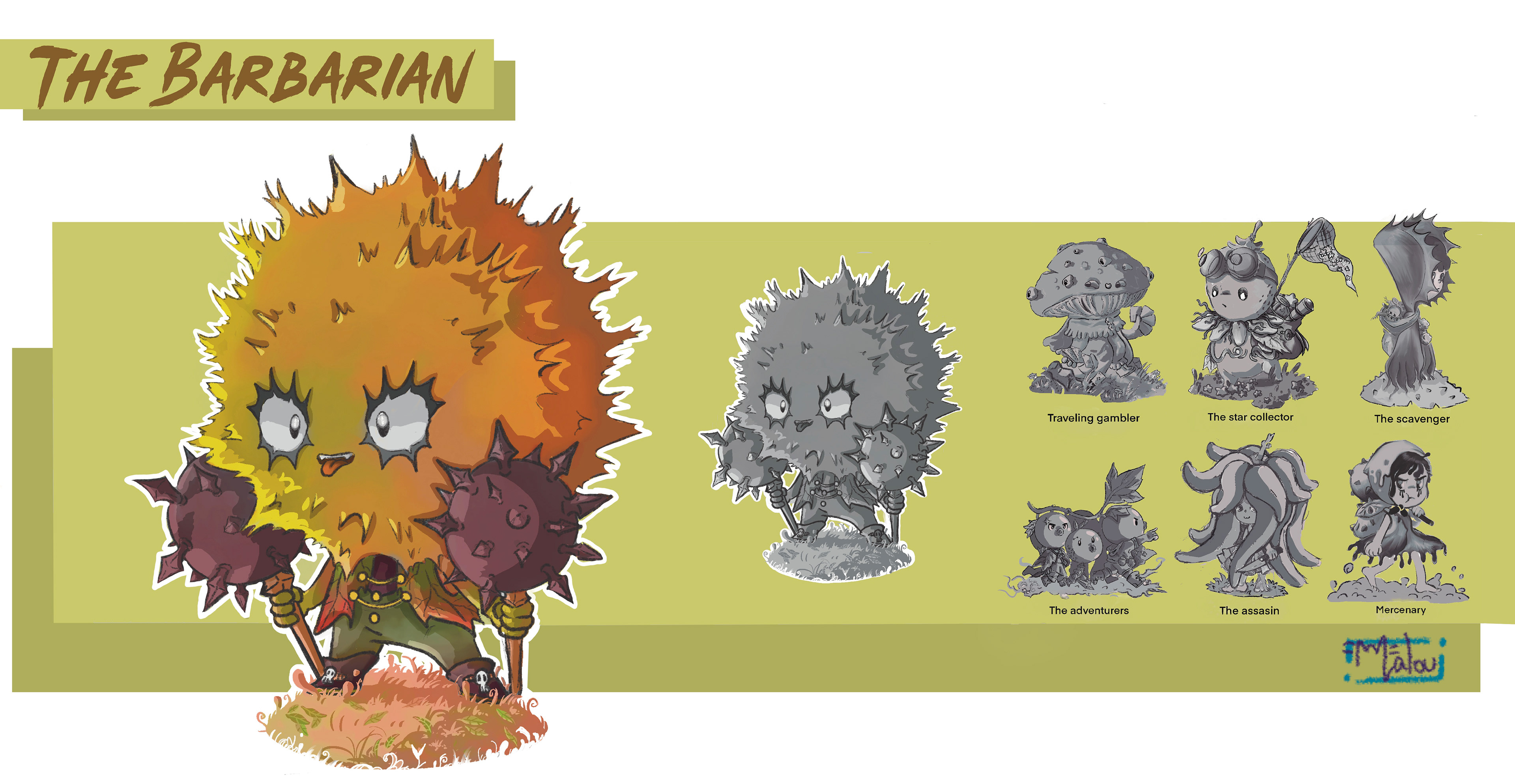 Final Character rendition