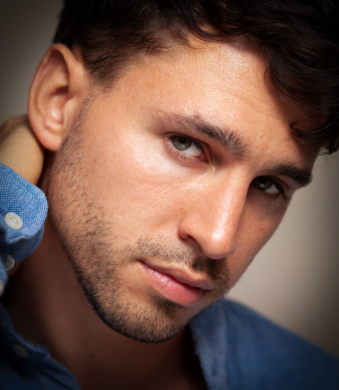 Model test shoot with Jack. Photography - © Stefania Calderara