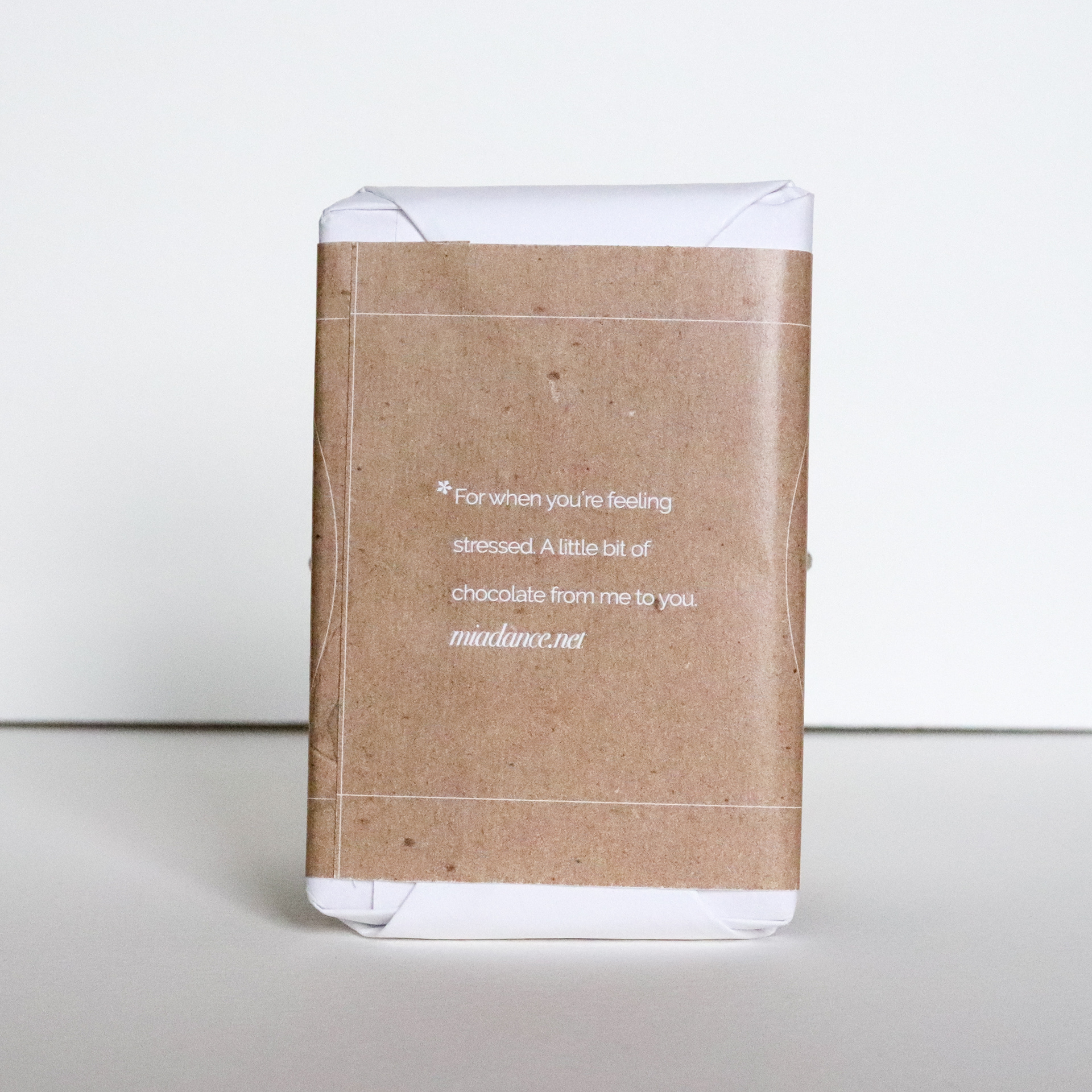 *For when you're feeling stressed. A little bit of chocolate from me to you.