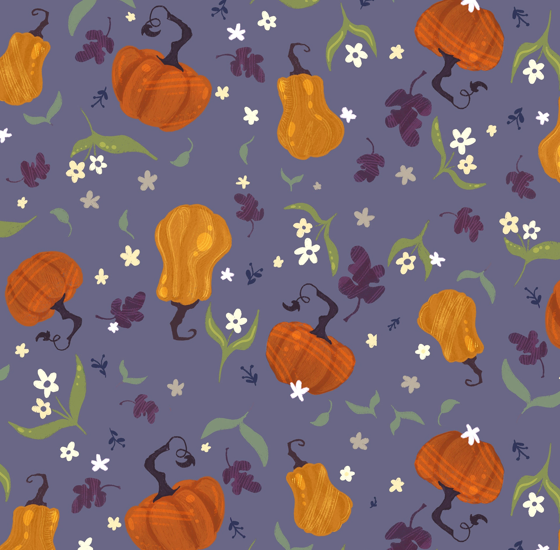 Pumpkin Floral