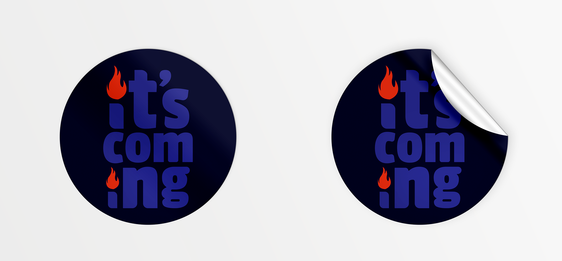 Coming Soon Stickers for Mailout