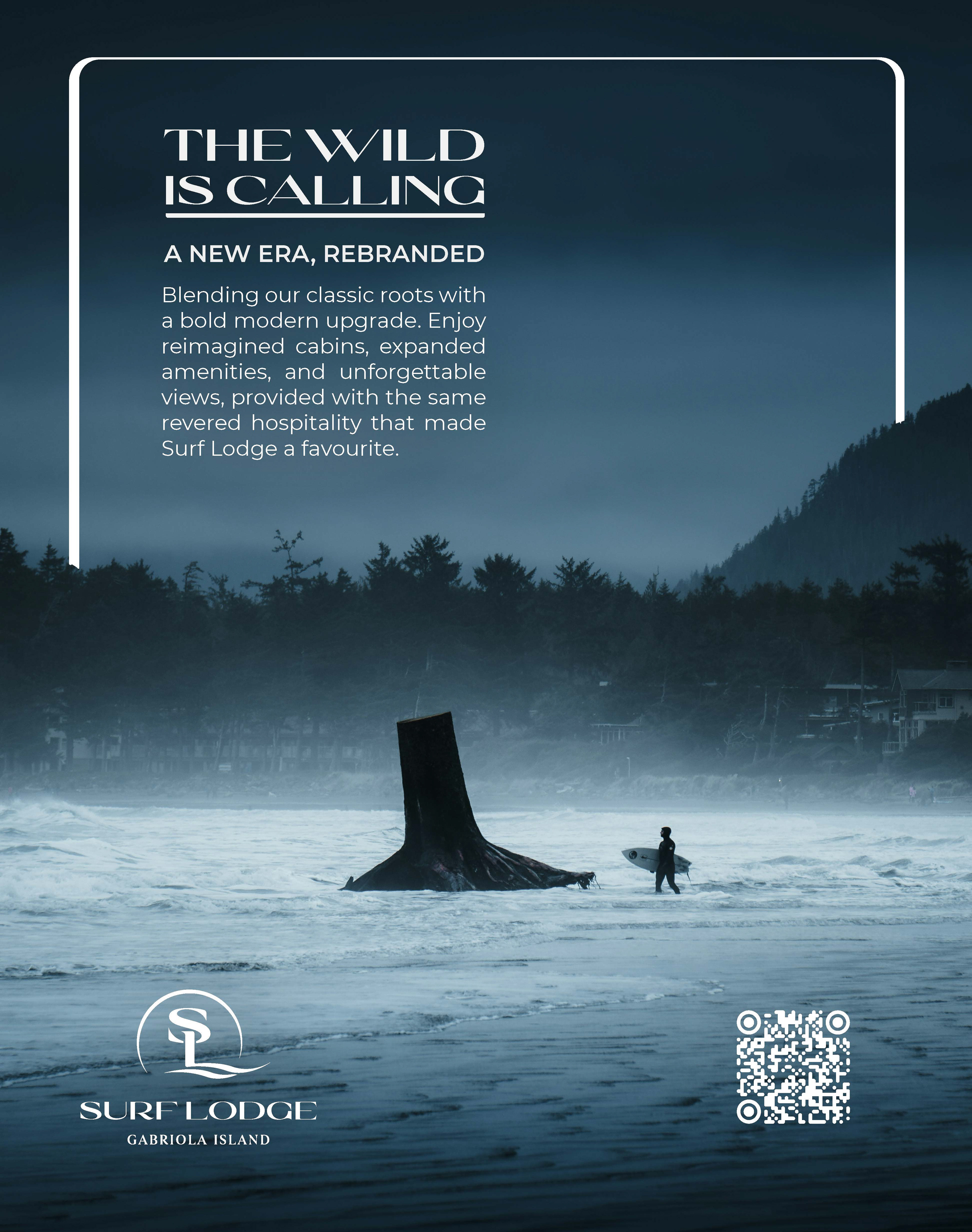 Surf Lodge Rebrand Advert