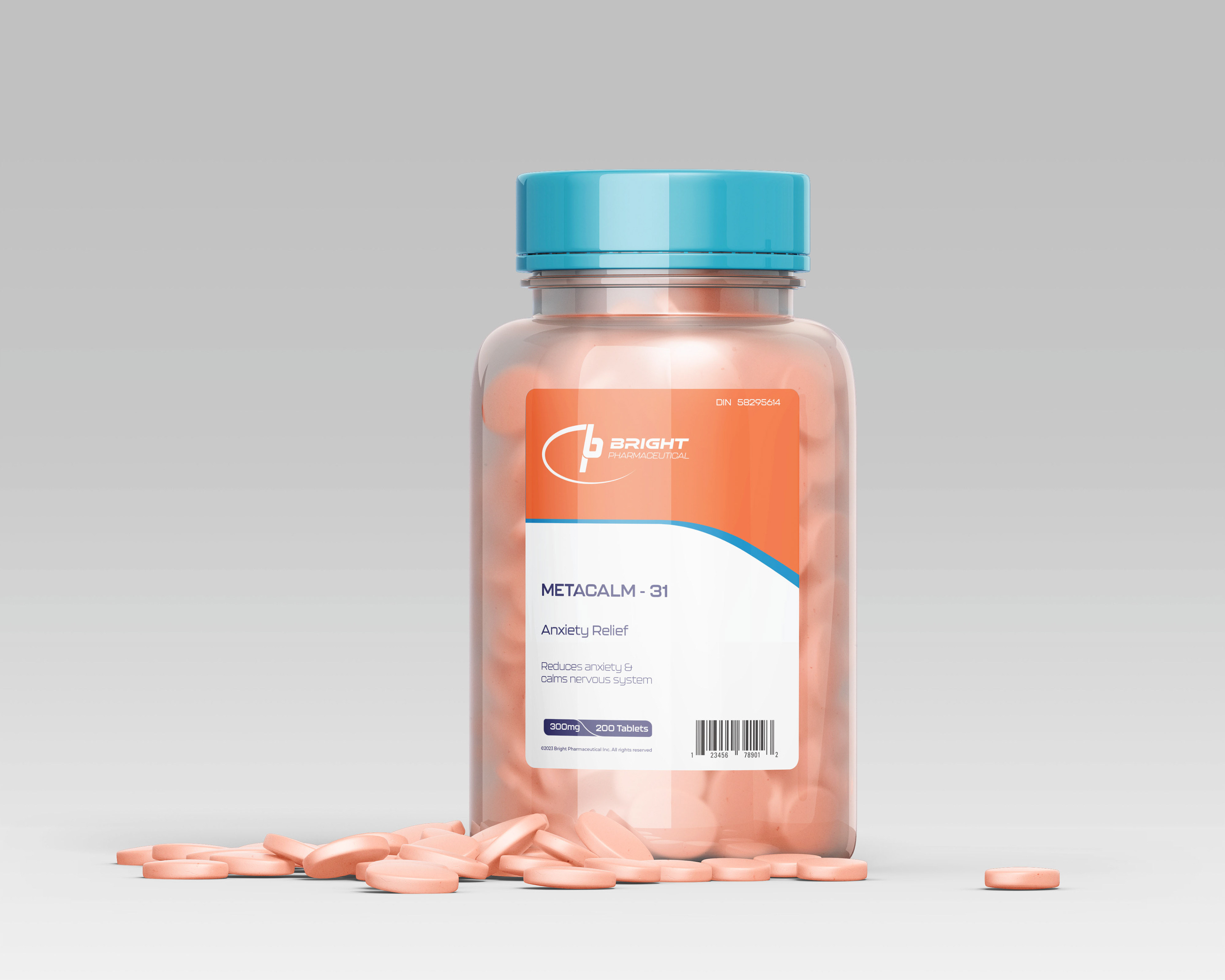 Metacalm Bottle Mockup