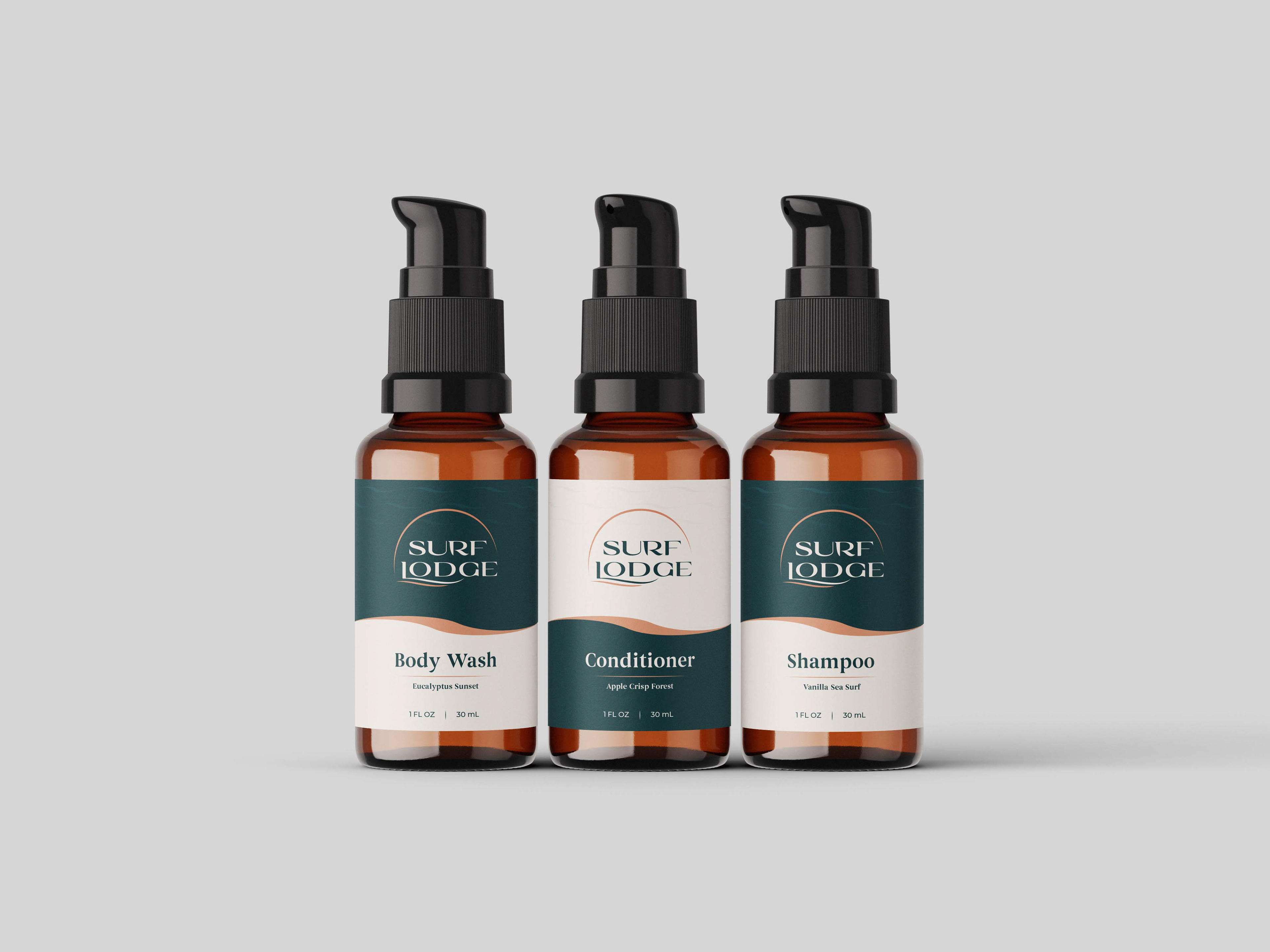 Shower Amenity Bottles
