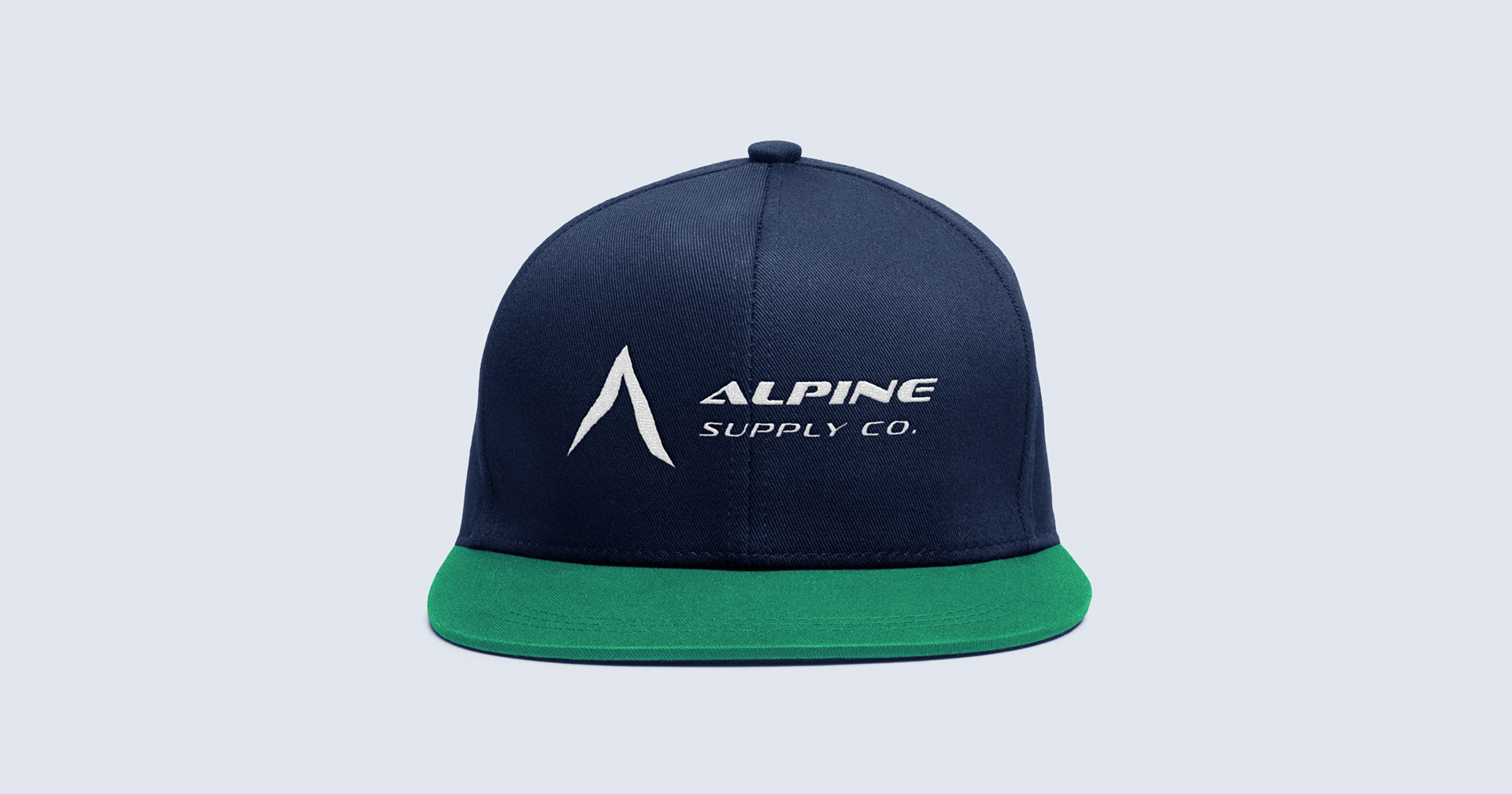 Alpine Supply Co. Snap Back Mockup