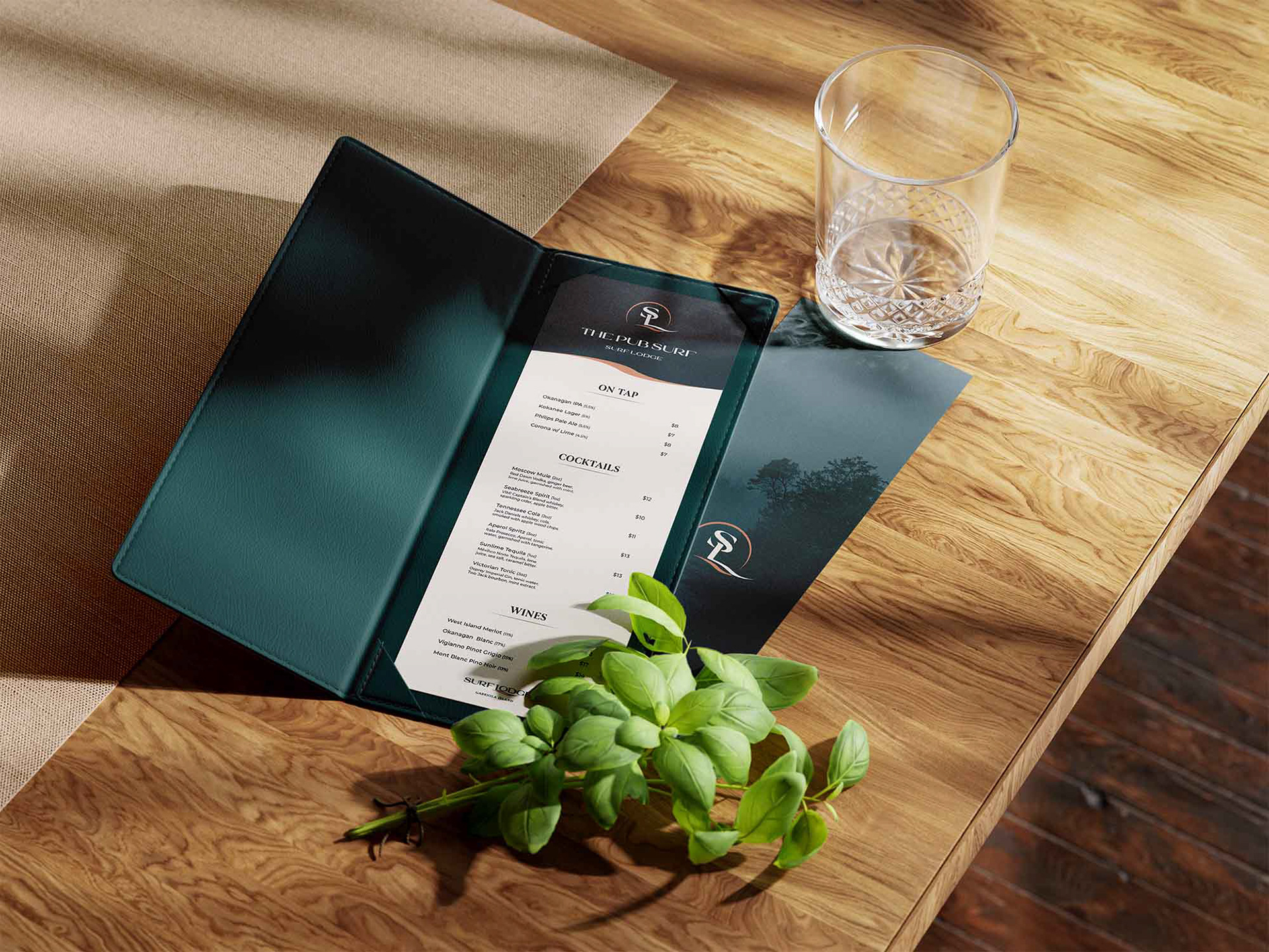 Drinks Menu