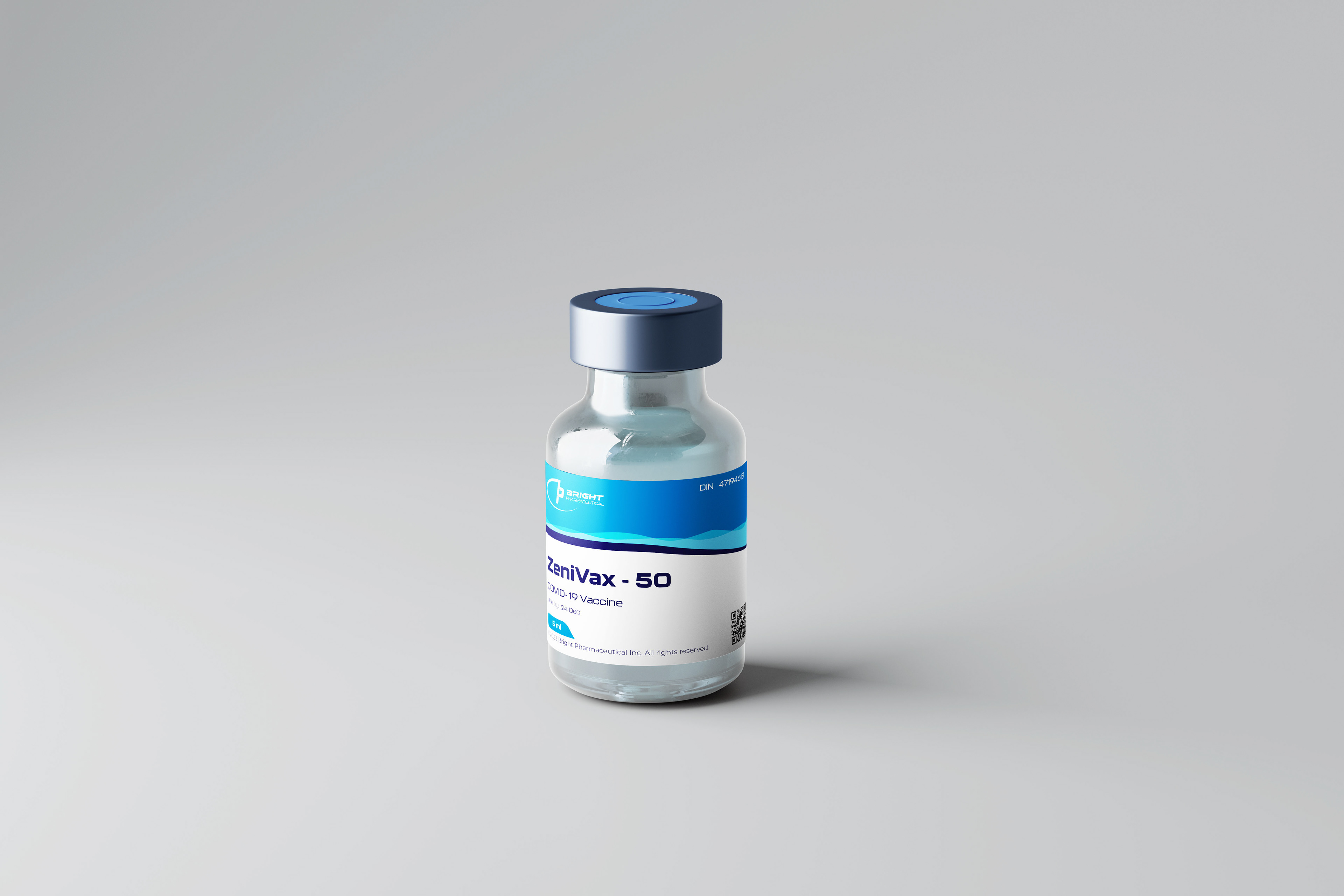 ZeniVax Vial Mockup