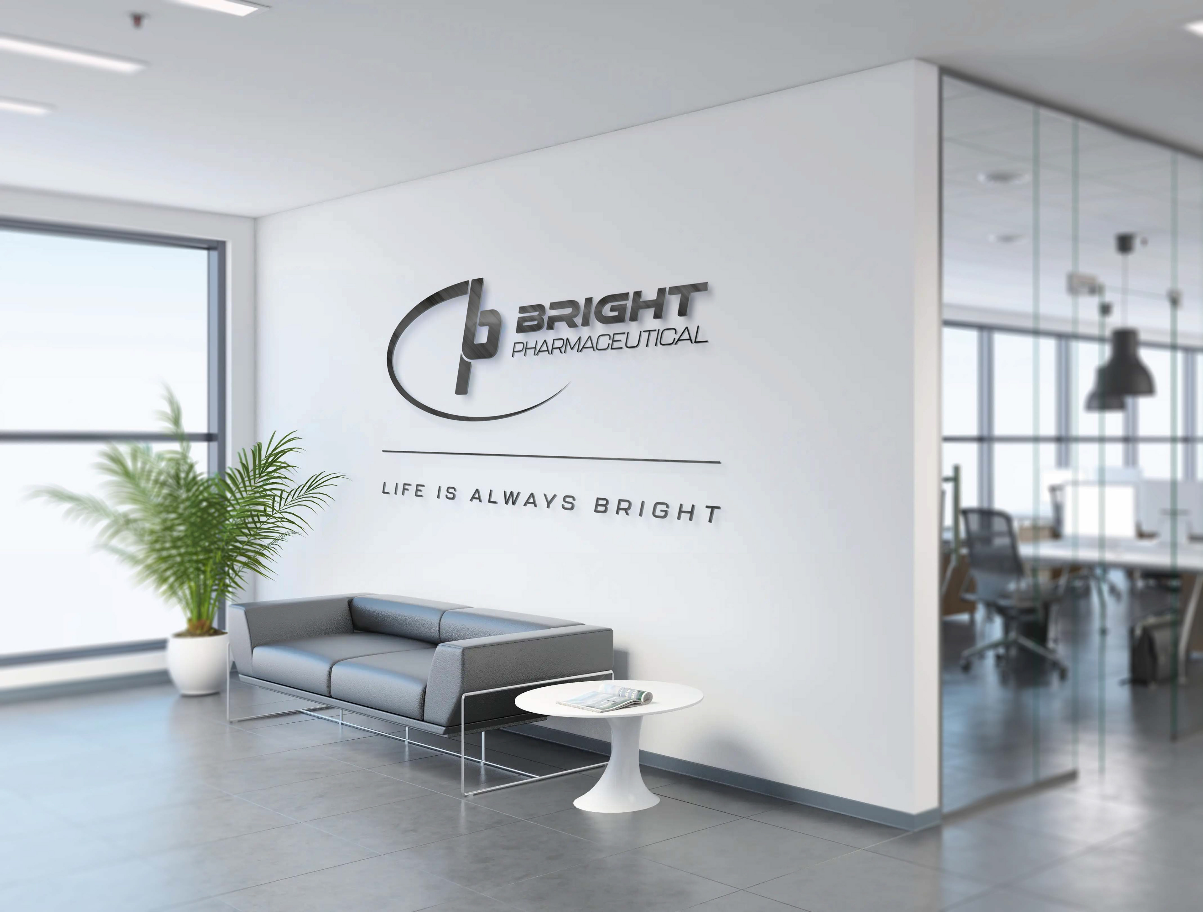 bright Pharma Lobby Signage