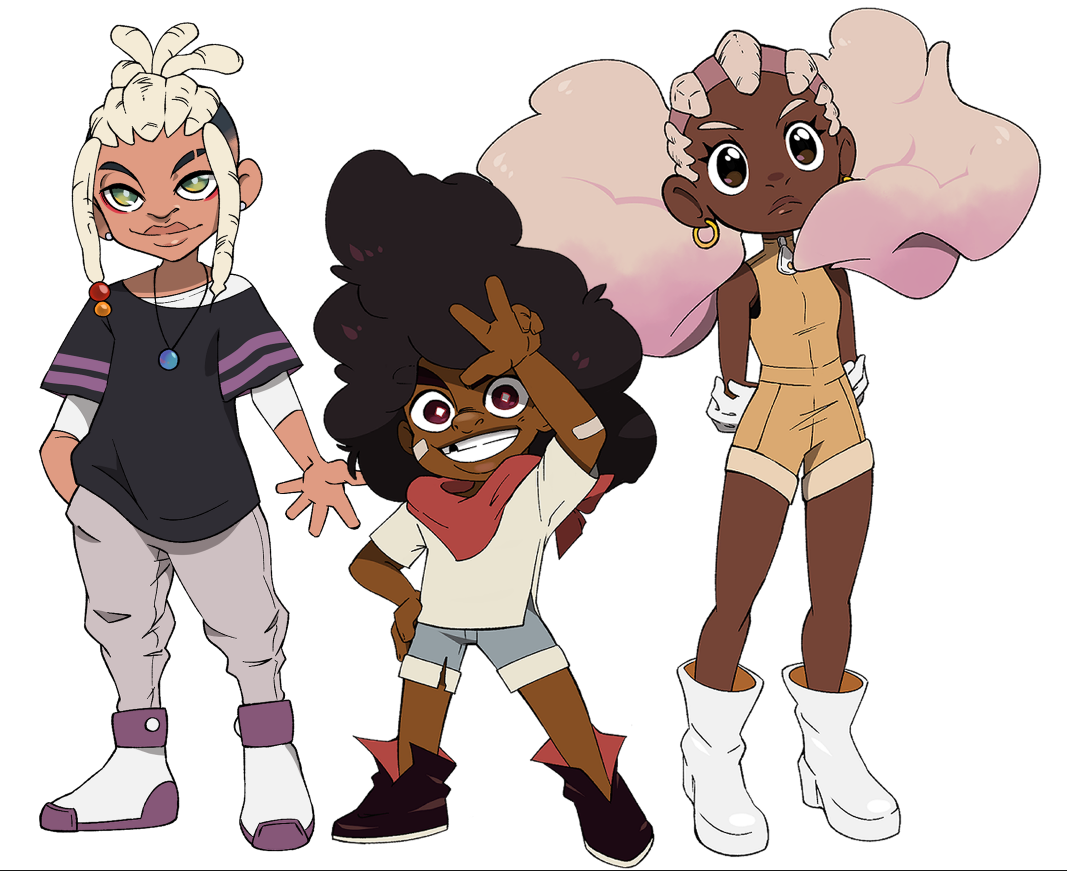 Main Three Characters "Final Design"
