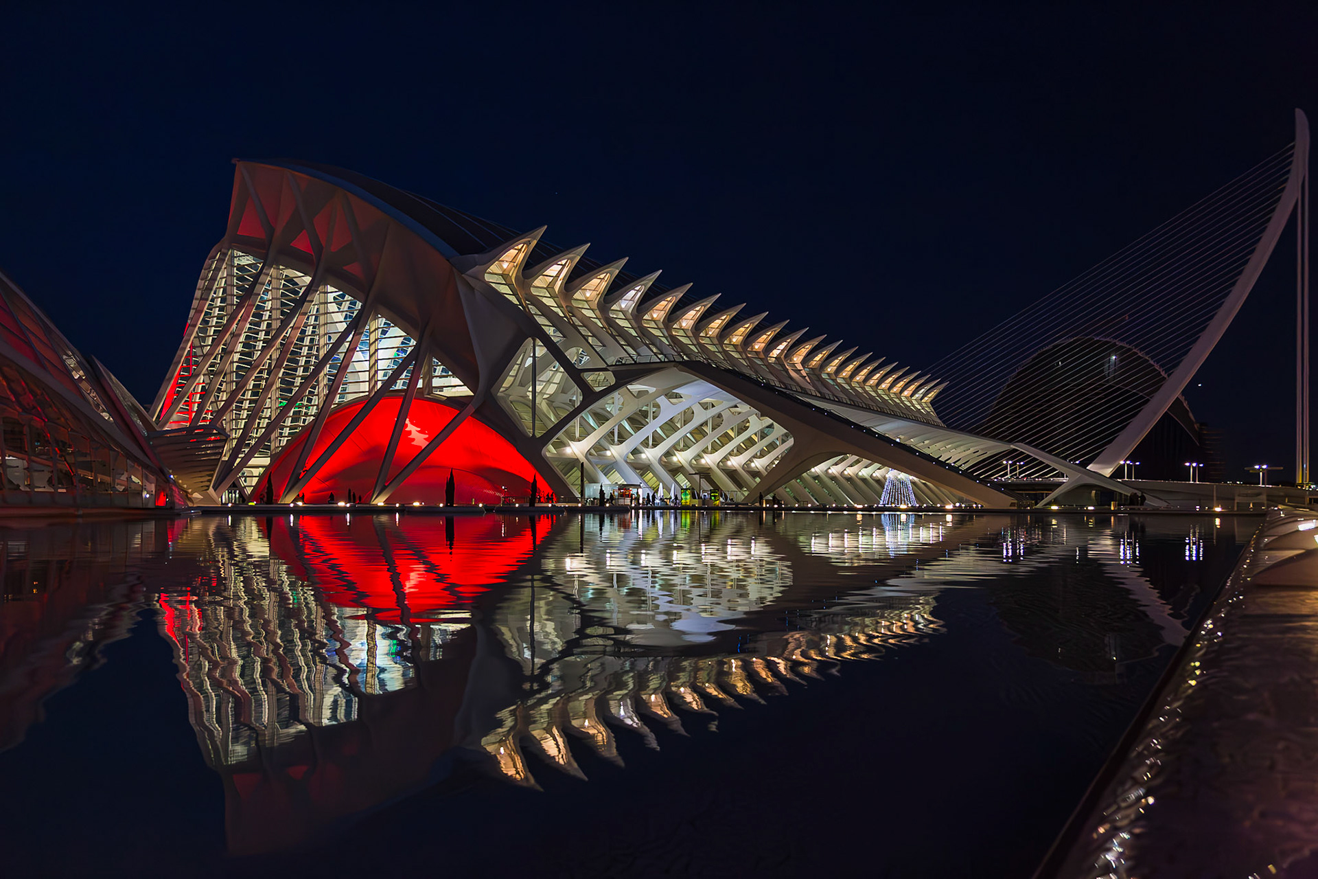 Architecture at night - Valencia