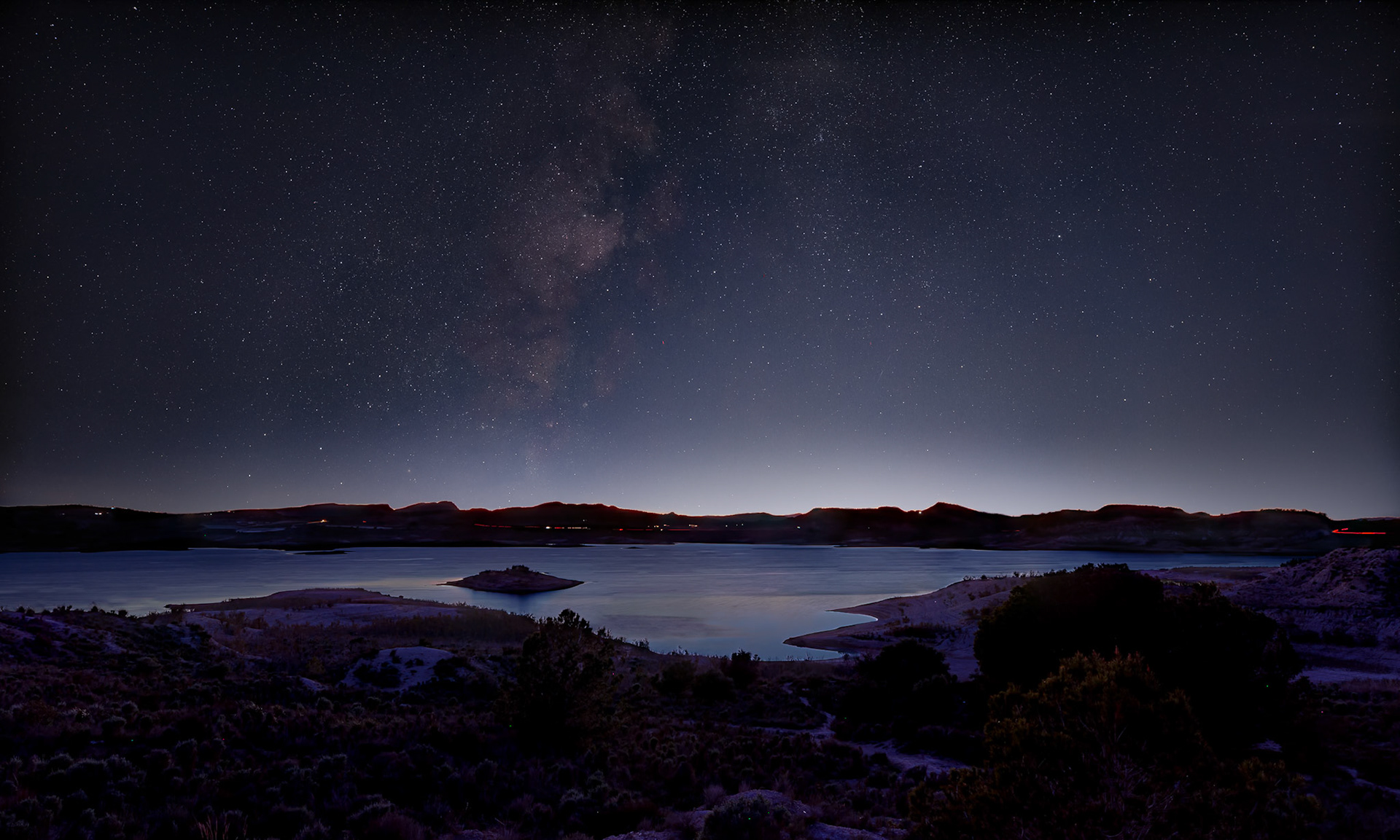 Lake and MIlky Way
