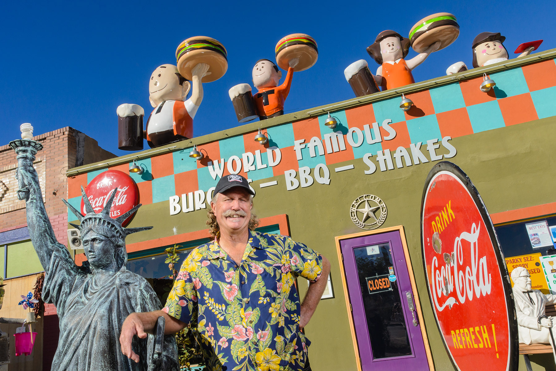 Sparky's Cafe owner Teako Nunn Hatch NM | Photo © Scott Weaver