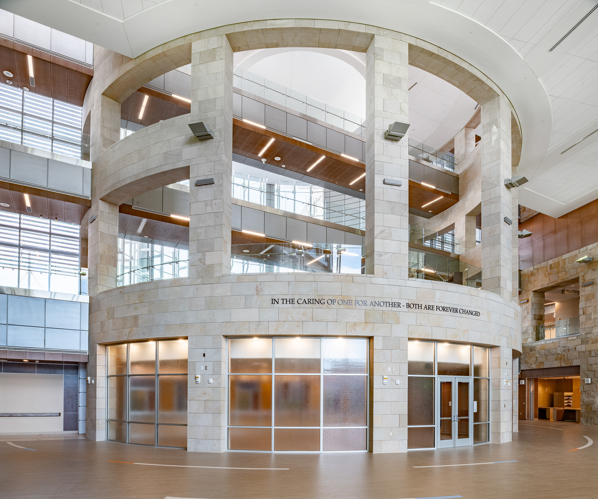 Ft Bliss Replacement Hospital WBAMC Rotunda. Photo © Scott Weaver
