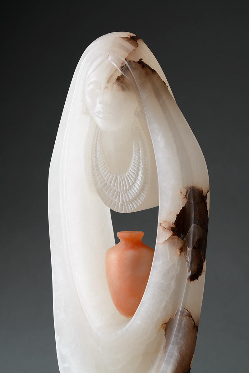 Mary Beagle alibaster sculpture still life | Photo © Scott Weaver