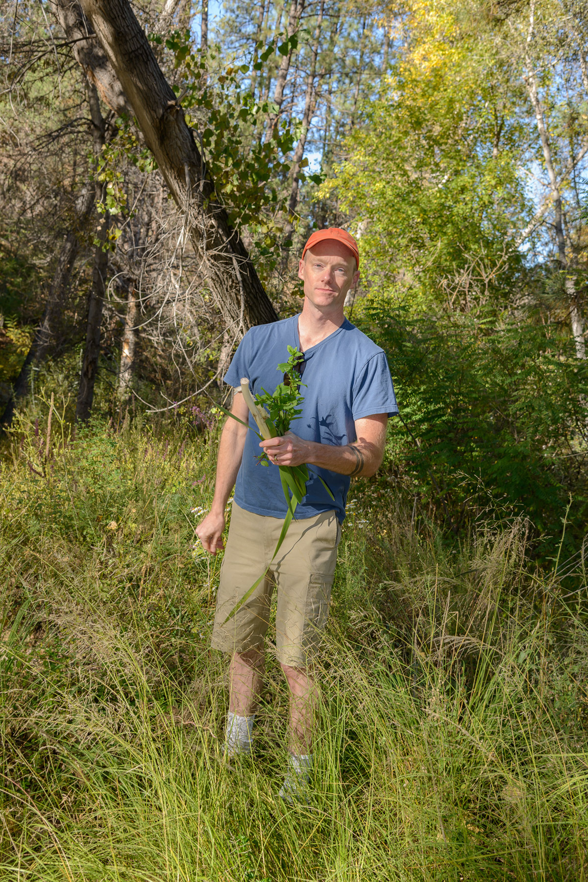 Natural Foods Author Rob Connoley in the Gila Wilderness NM