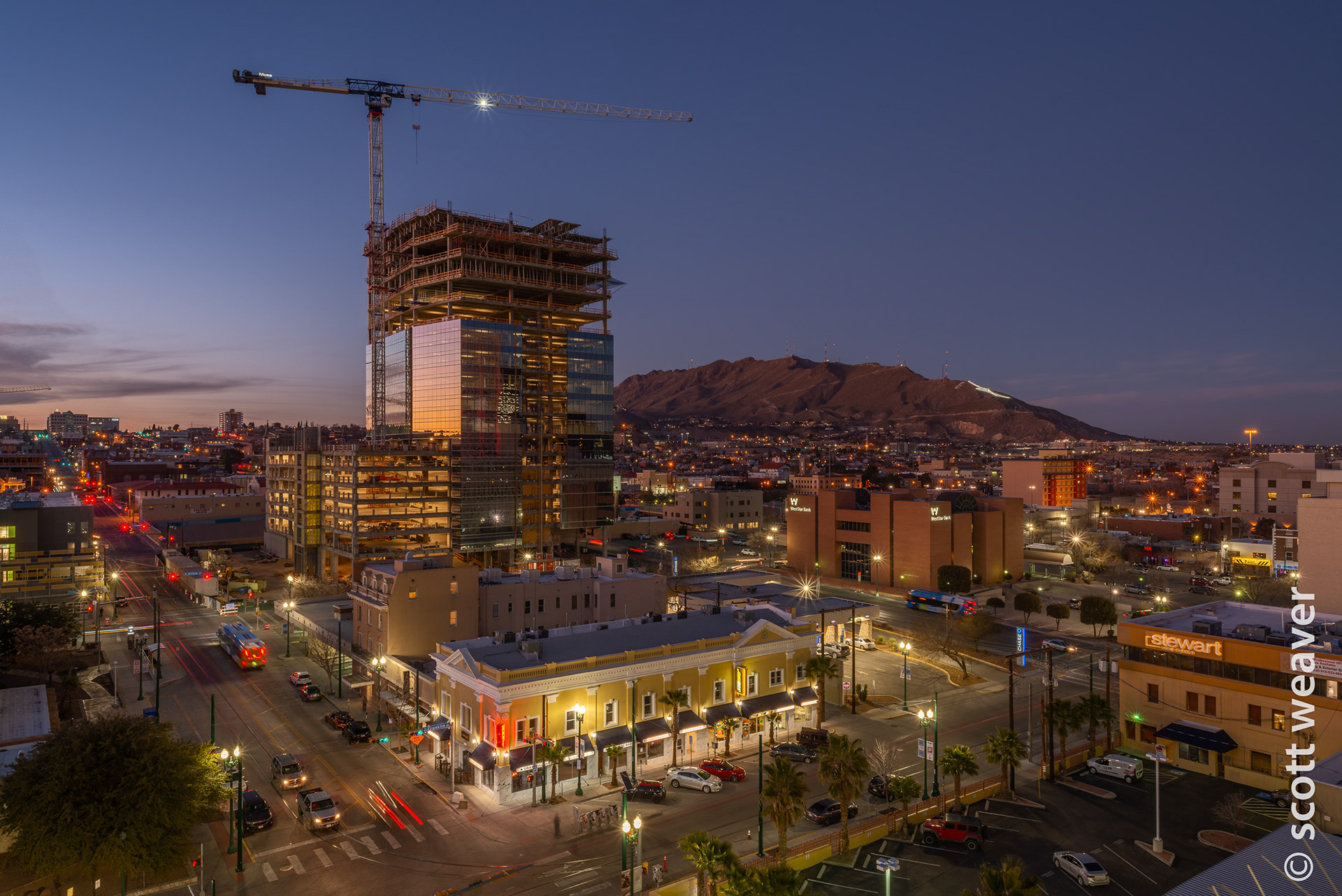 El Paso's WestStar Tower, soon to be the city's tallest building. Photo: Scott Weaver