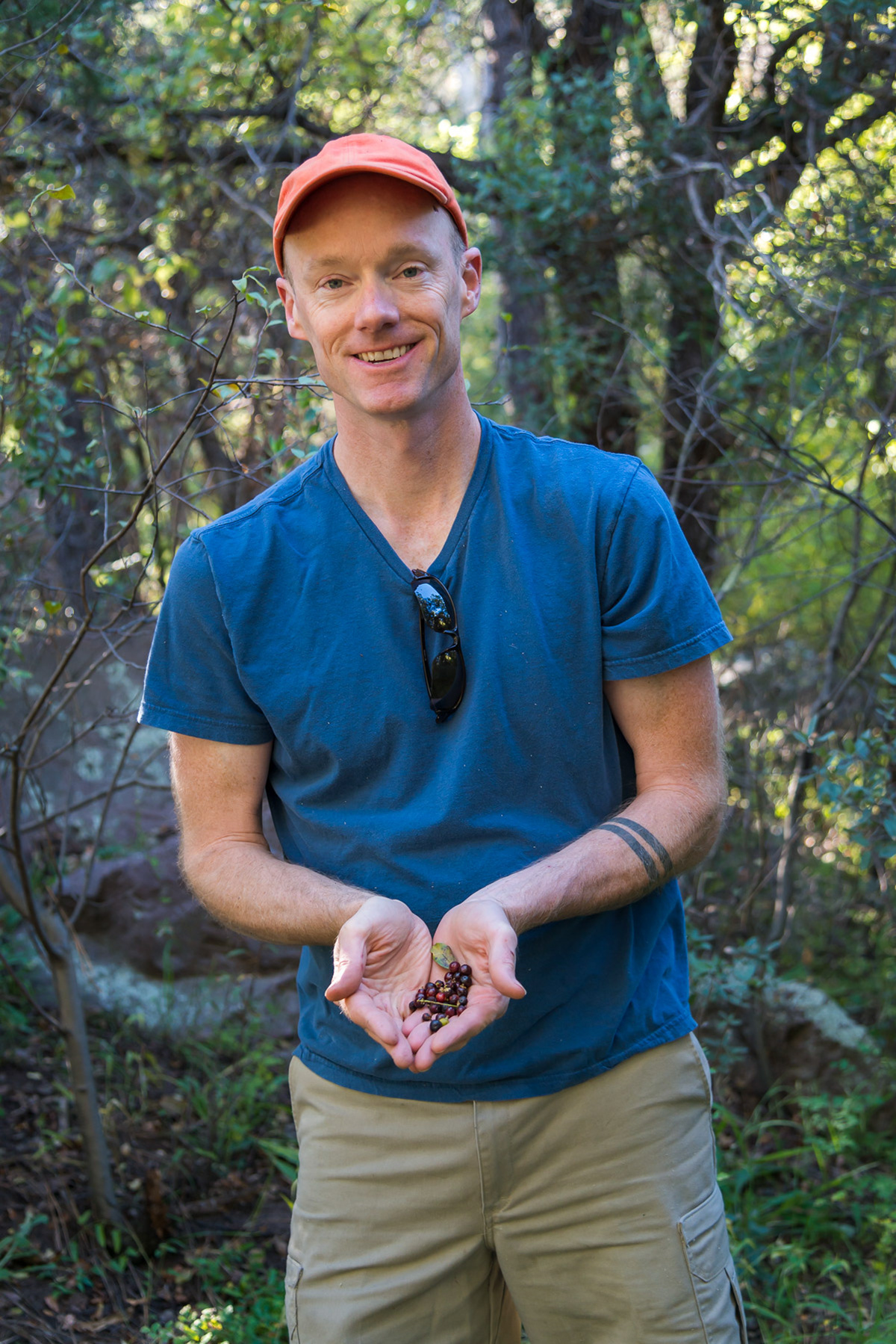 Natural Foods Author Rob Connoley in the Gila Wilderness NM