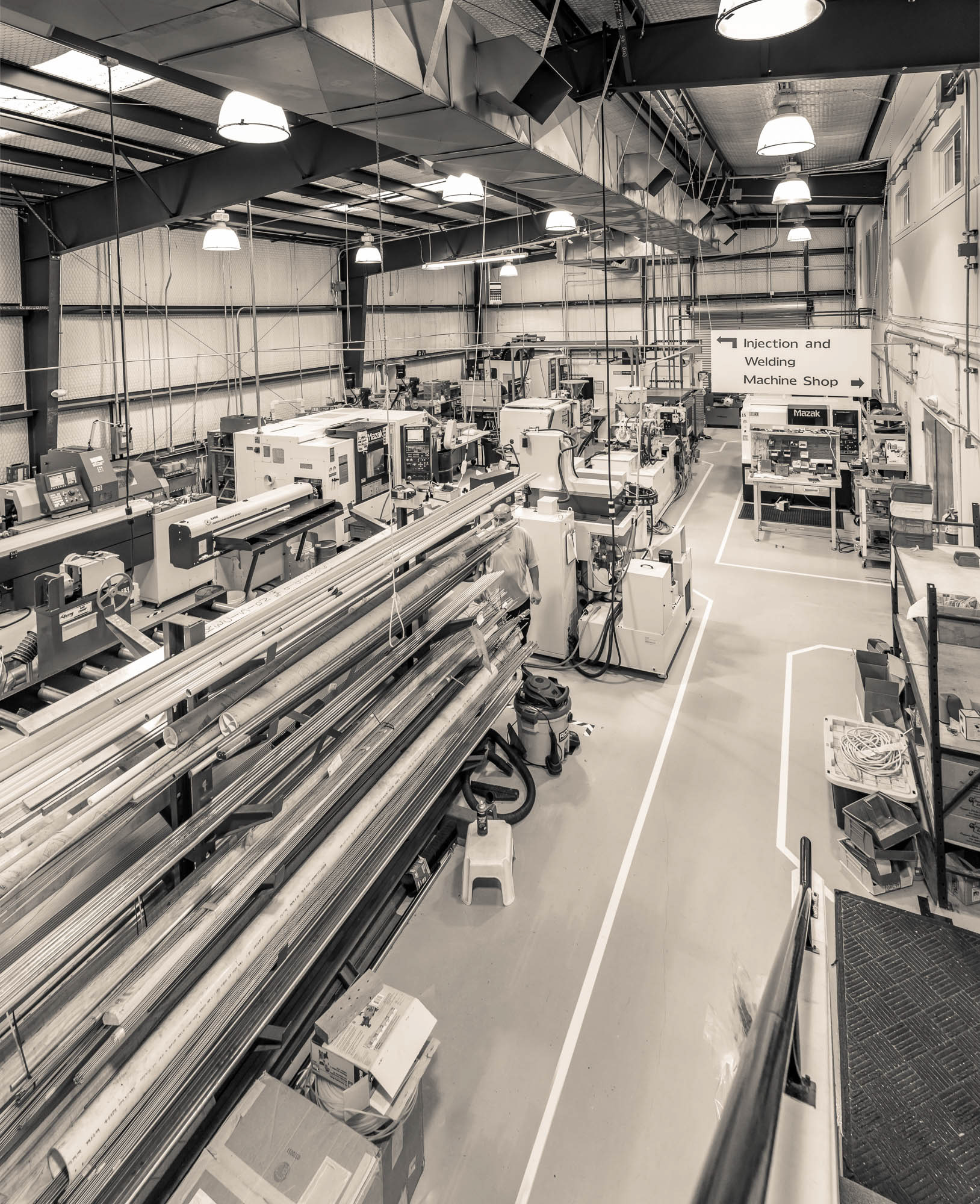 Precision Technology Machine Shop Floor Las Cruces NM 