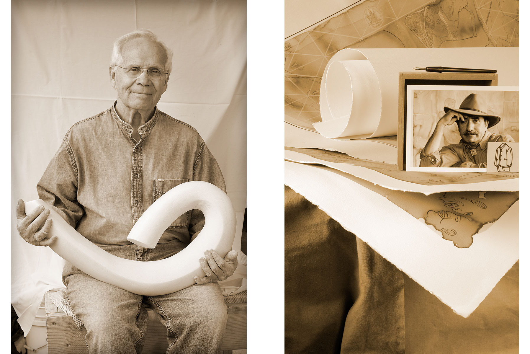 Artists Dan Tapper and OrDima