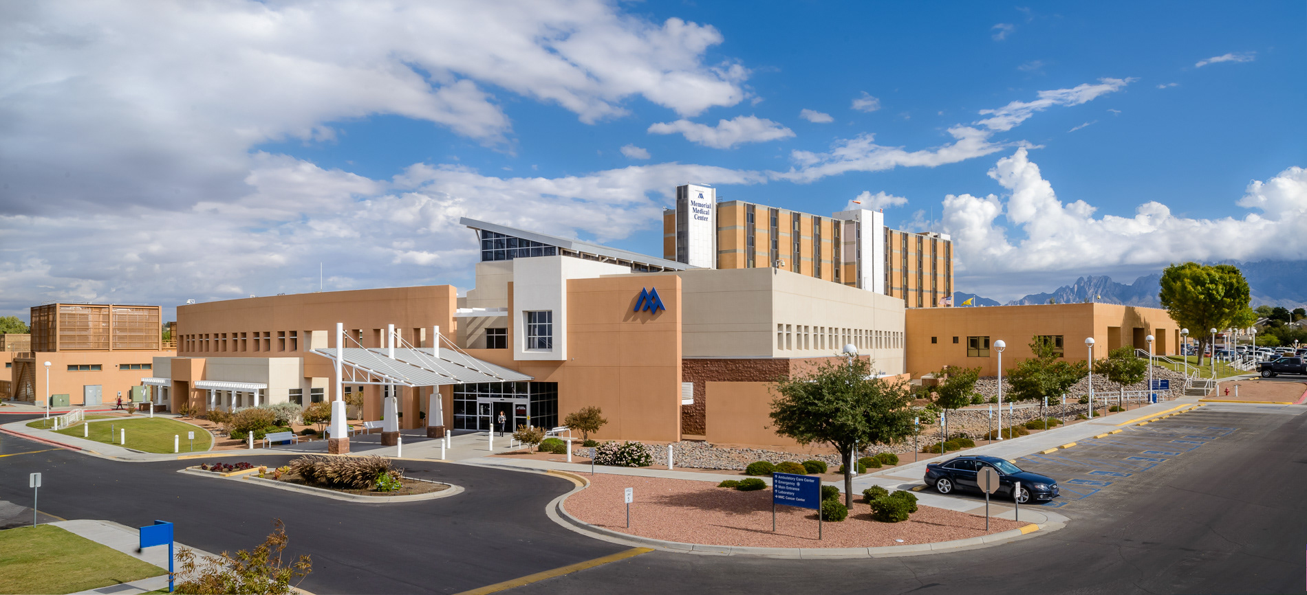 Memorial Medical Center panorama, Las Cruces NM. Photo © Scott Weaver