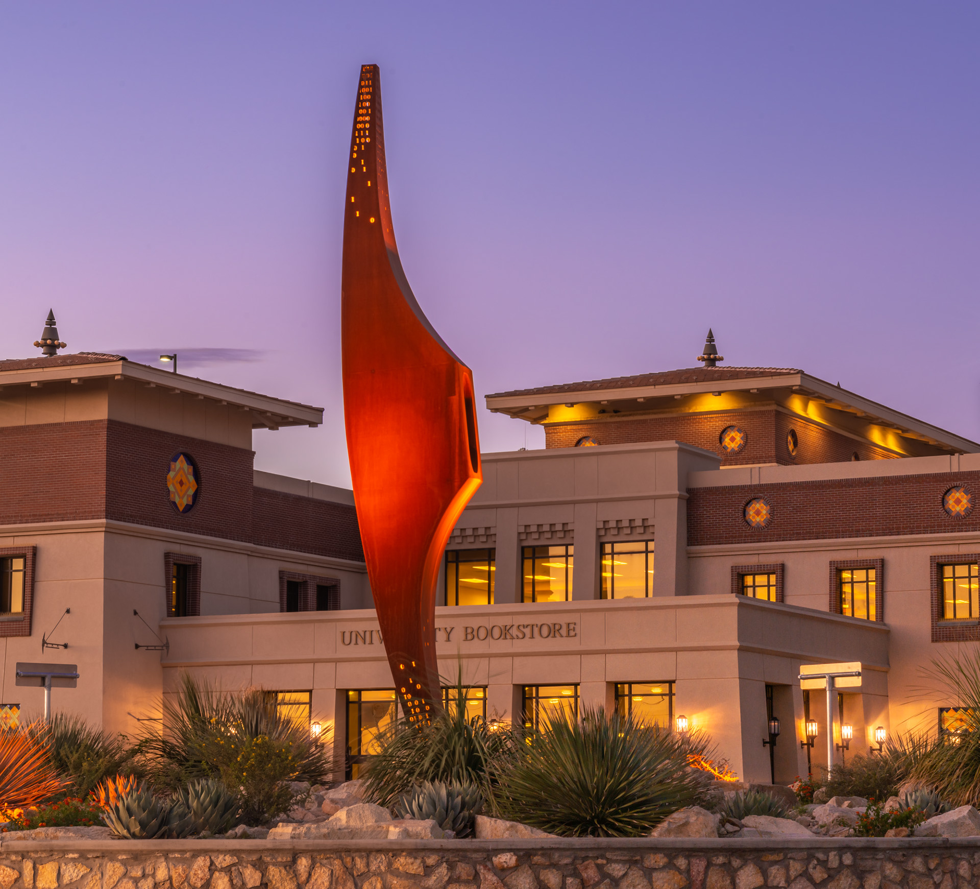 UTEP Minding Minds sculpture, El Paso TX