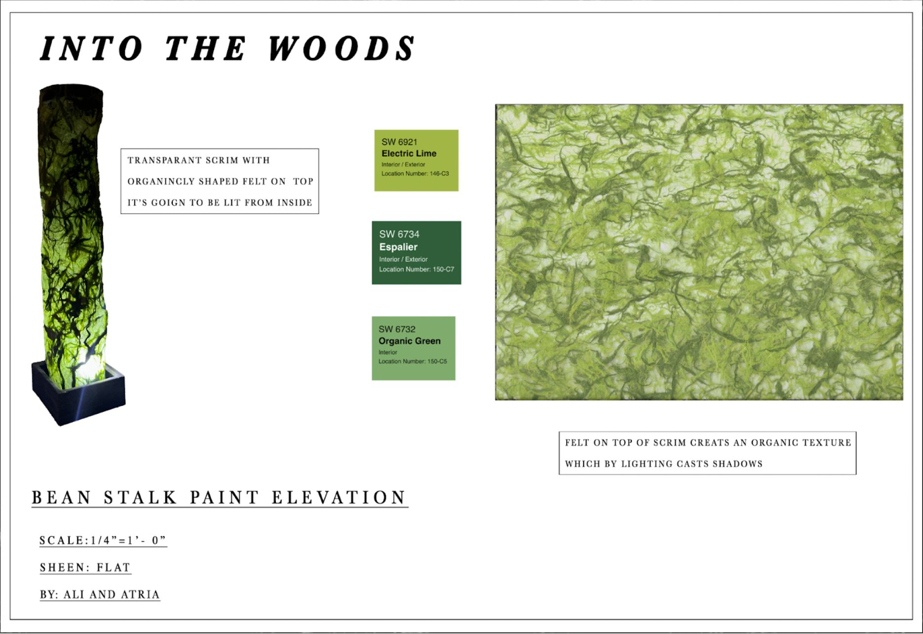 Into the Woods - Paint Elevation