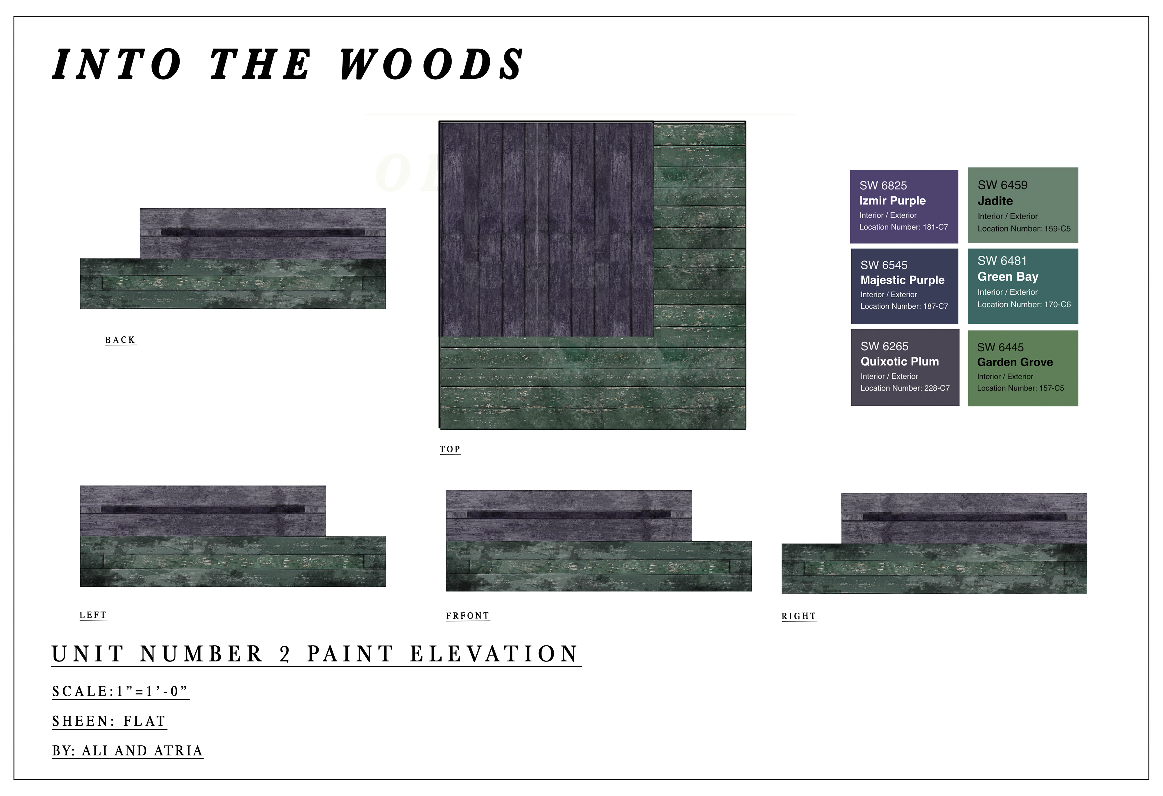 Into the Woods - Paint Elevation