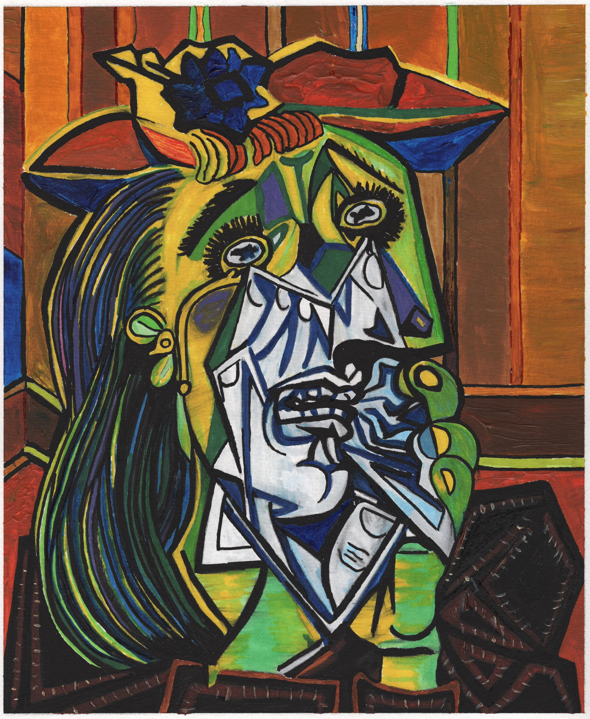 Acrylic/Marker-Class Project 