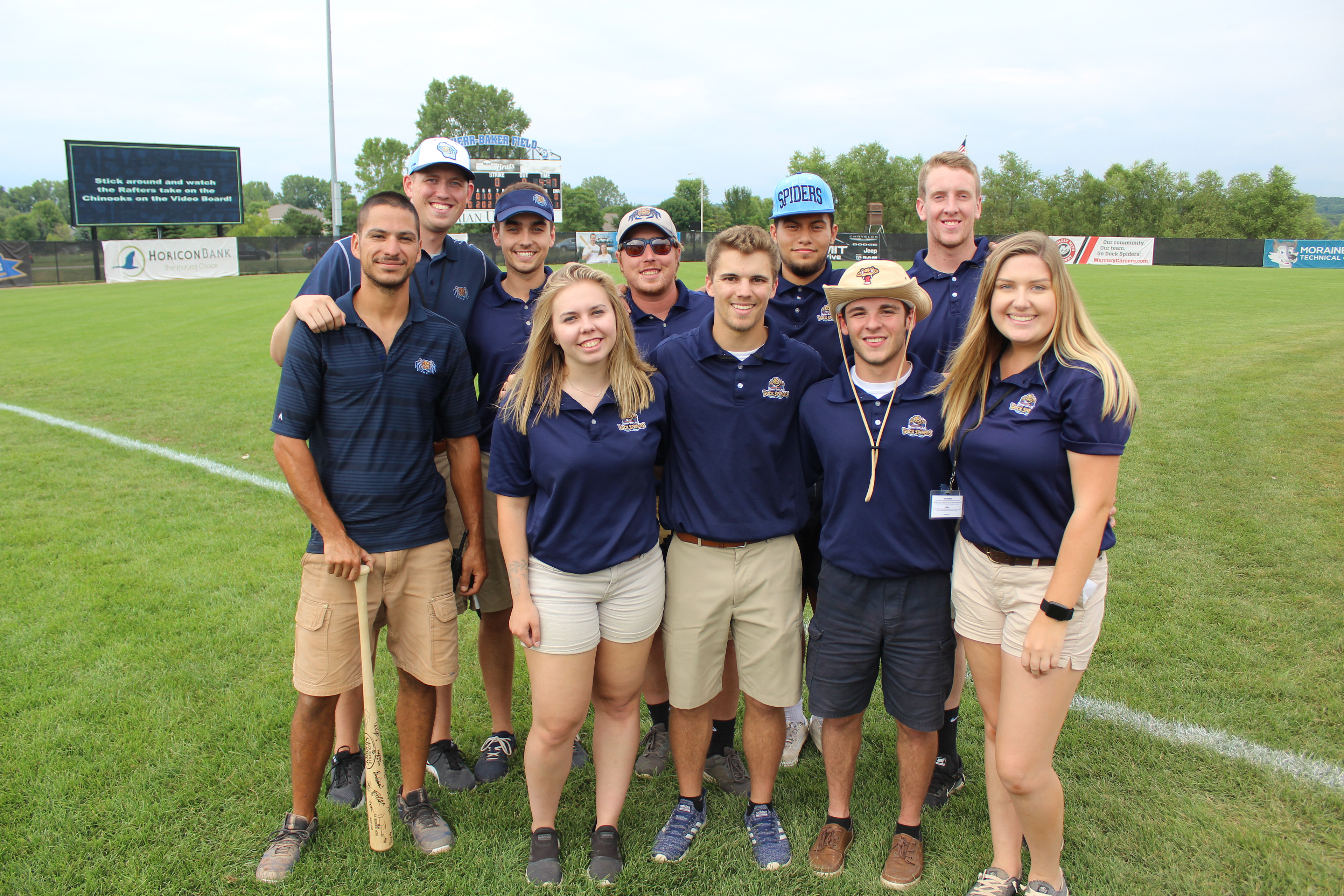 The group of interns I worked with during my internship.