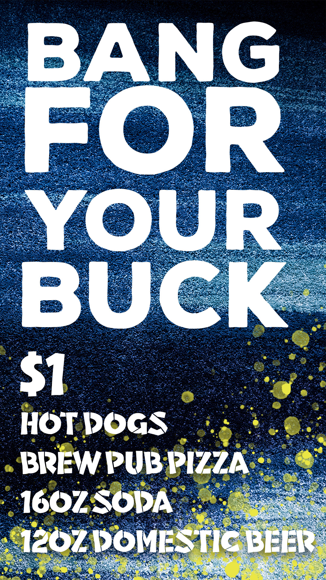 Bang for your Buck Graphic