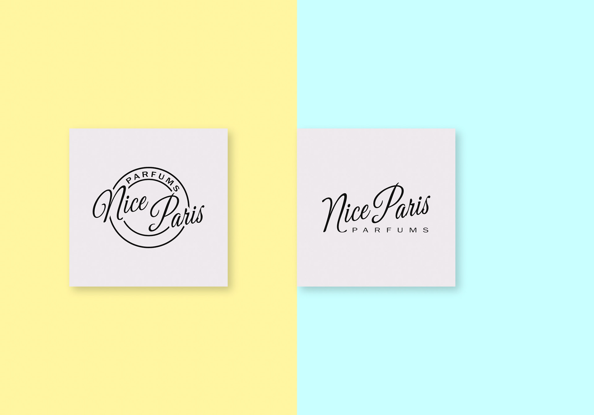 Création graphique d'un Logo / NICE PARIS parfums