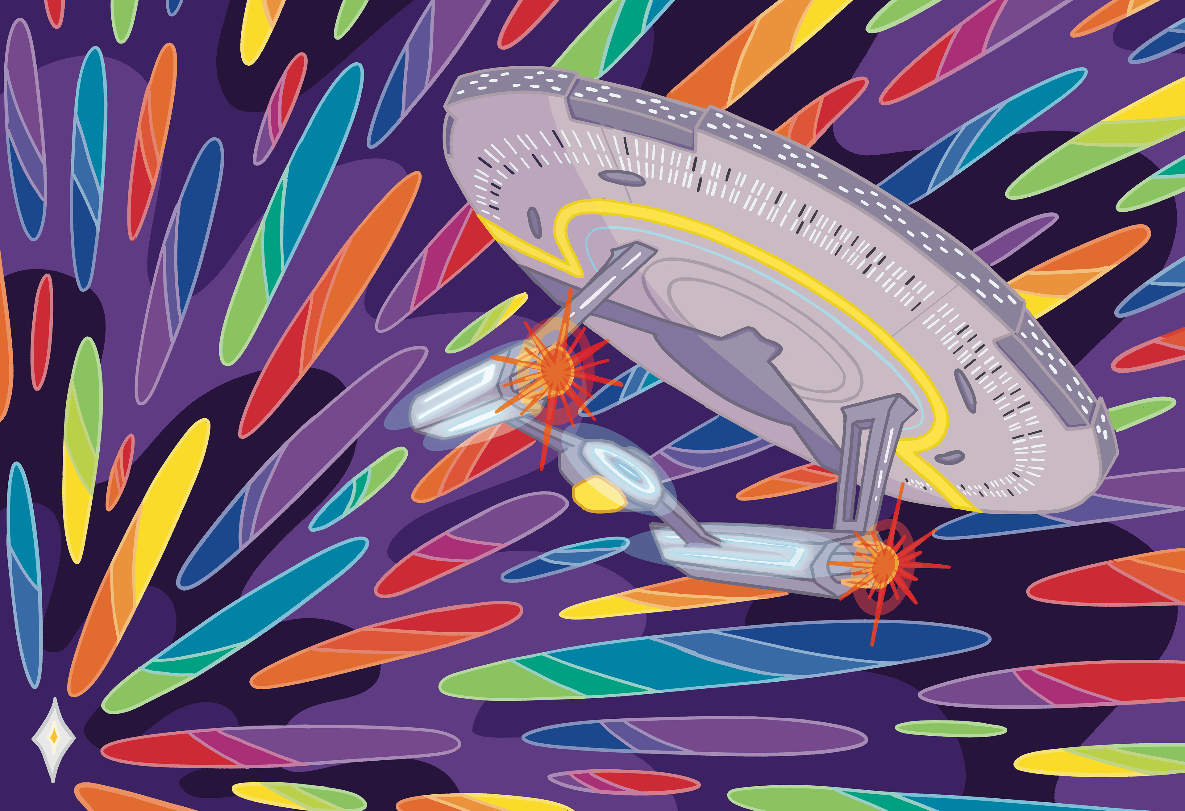 Starship Enterprise (Ceritos) - Illustration