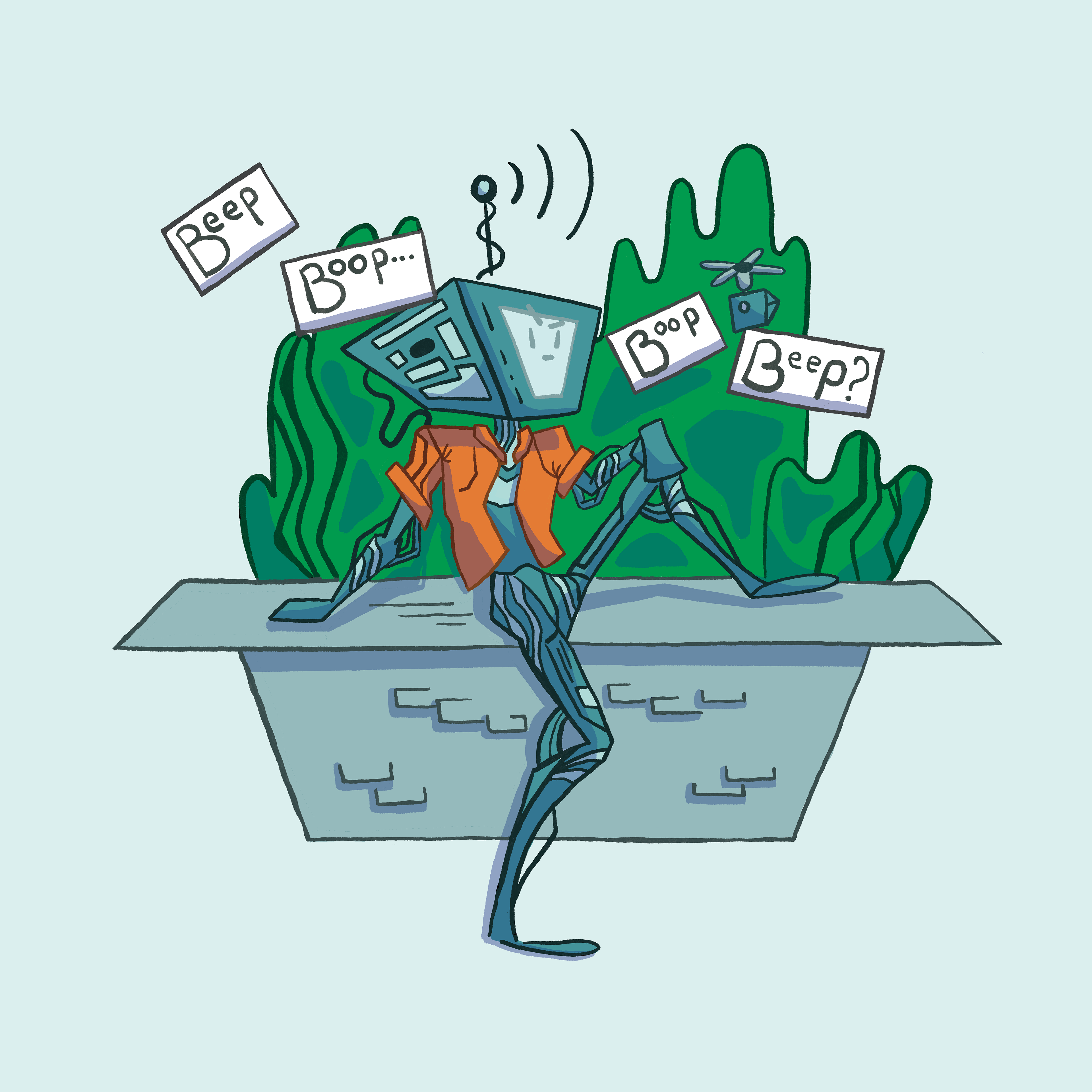 Beep Boop Boop Beep - Illustration