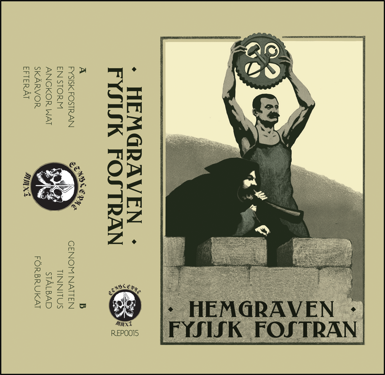 Form/layout: Hemgraven - "Fysisk Fostran", Kassett, 2017.