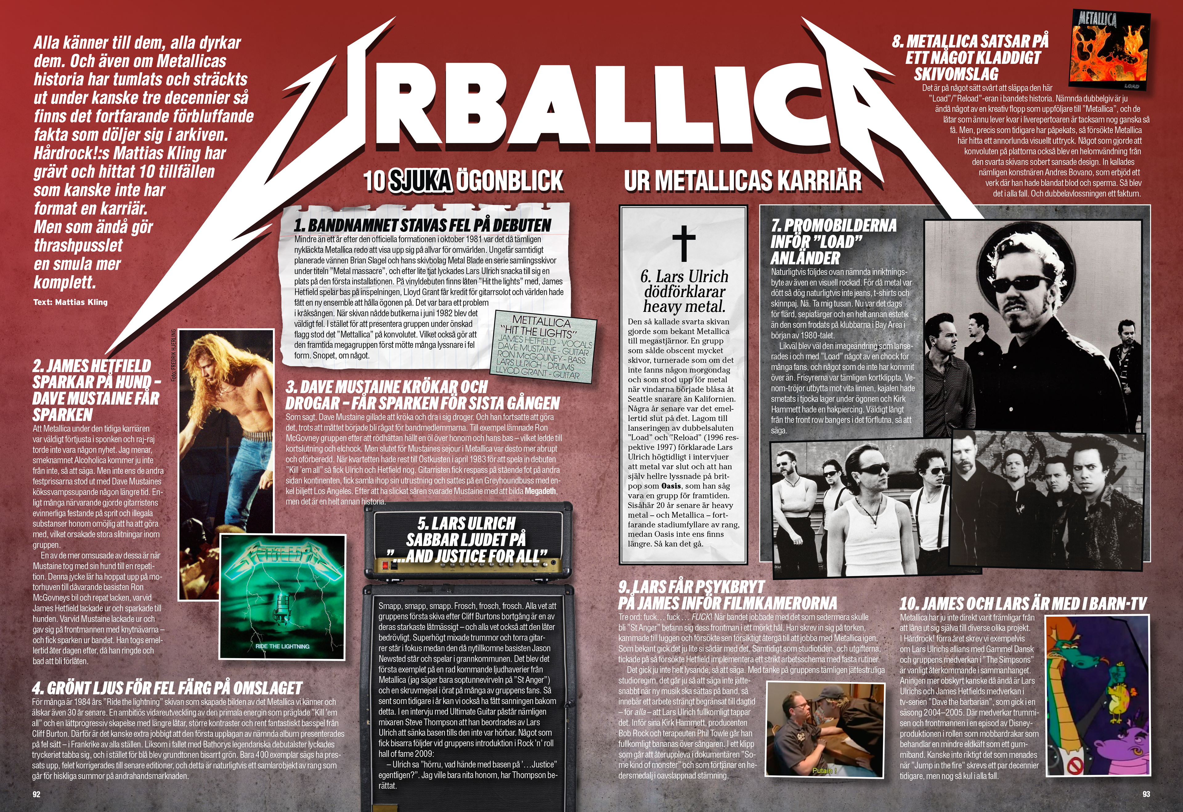 Layout/form till Aftonbladet Hårdrock, 2015.