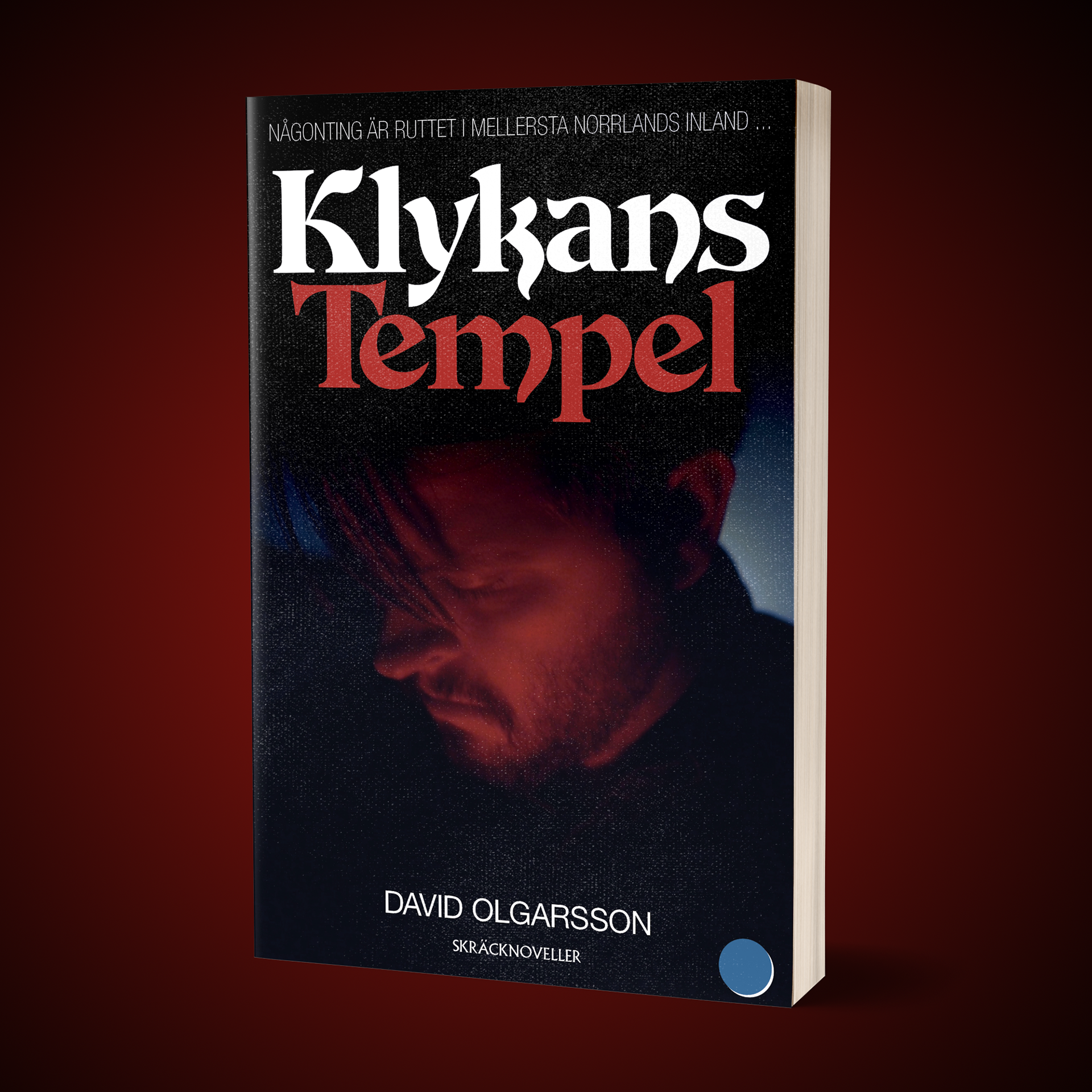 "Klykans Tempel", omslags-mockup (2020)