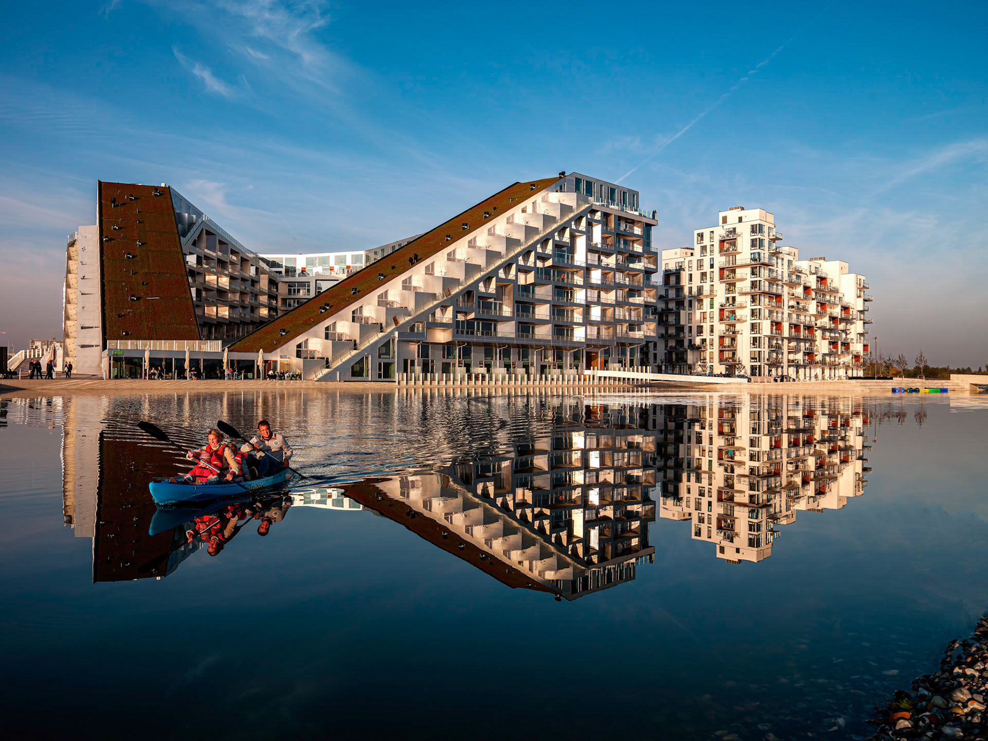 This is where the modern city meets the open land.