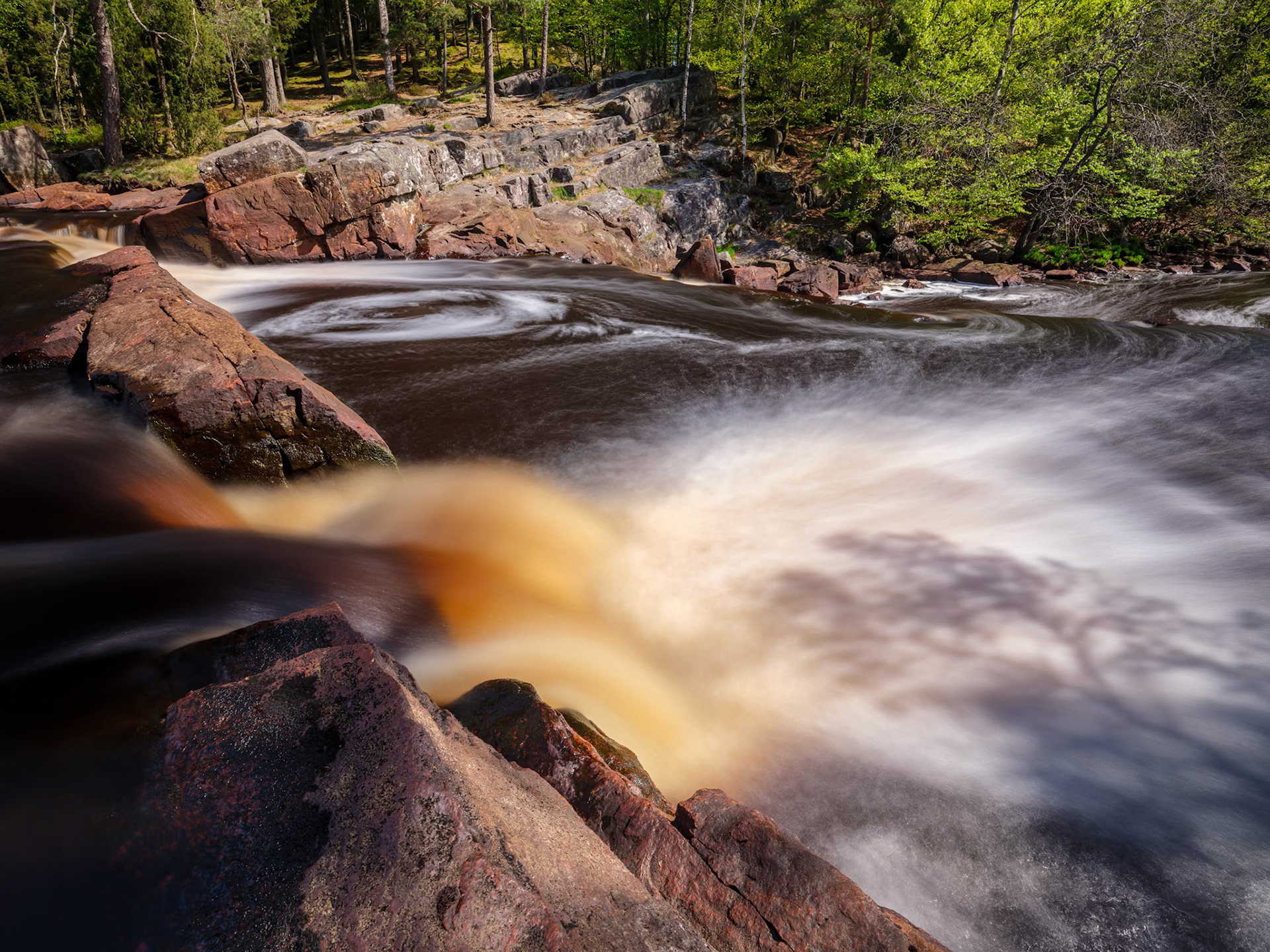 Long Exposure Photography, a whole different way of "making" photographs.There is one thing that has always fascinated med with photography - The excitement of getting home and develop you films to negatives and the to positives on paper and then see in a larger scale what you actually captured - But with the advance of digital photography and liveview on high resolution screens that is all but gone.However, there is still one field where that little excitement still lives and that for me is with long exposure photography. Here you get the possibility to capture something which is not always visible to the naked eye, but only develops upon completion of the exposure - in this image I was rather enthused by the shadow of the tree in the pool of white foam. Something I did not see at first, but once the first image showed on screen I realised here was something and could make adjusted exposures and compositions to get it "right".For a short moment I felt the excitement of being back in the darkroom waiting for the image to appear. So now you know why I feel so strongly for Long Exposure Photography ... so go out an use your ND filters creatively - this cannot be done in post production - it has to be done in situ!Used NiSi Filter ND 10 stops.