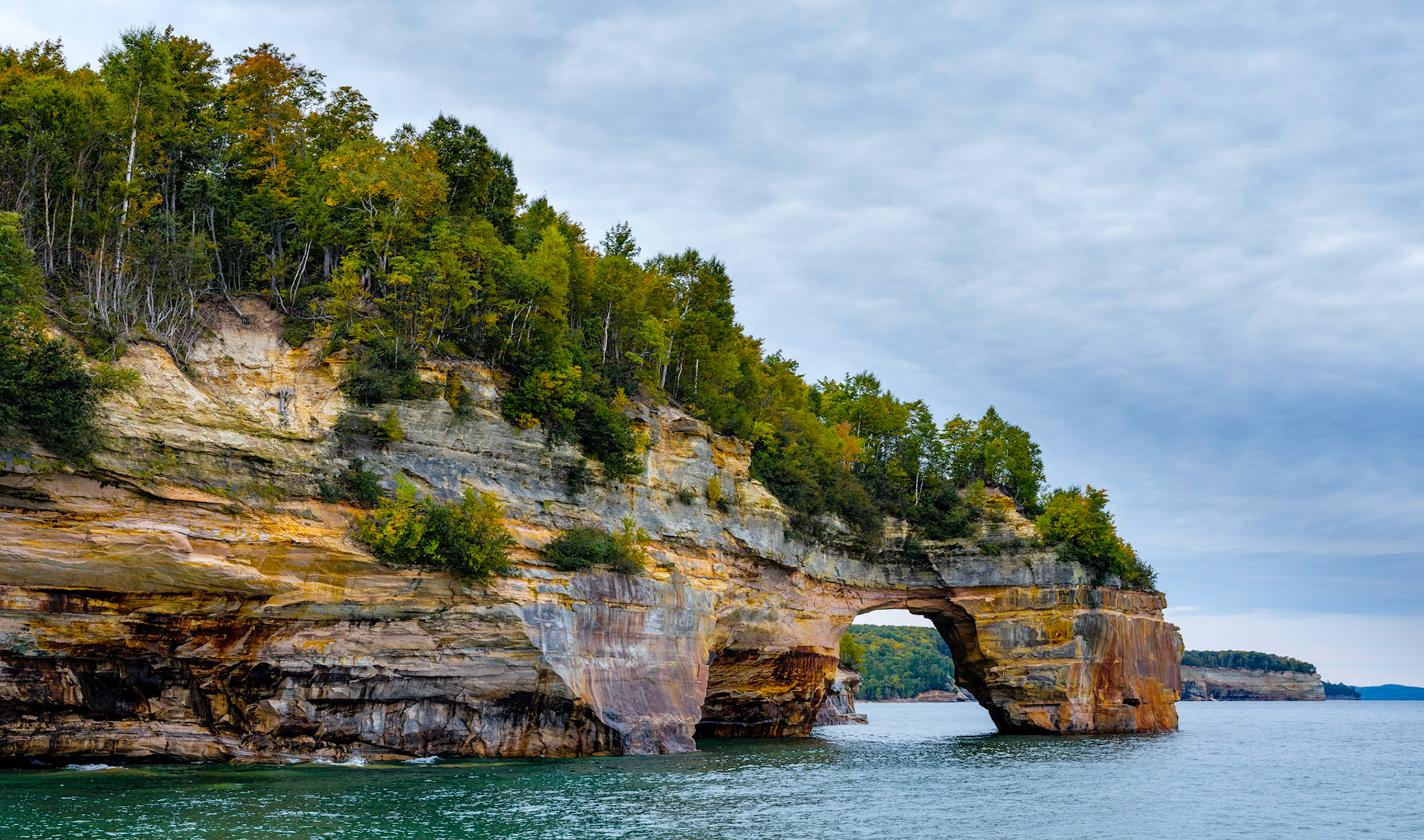 From a sailing trip along pictured Rock National Lakeshore