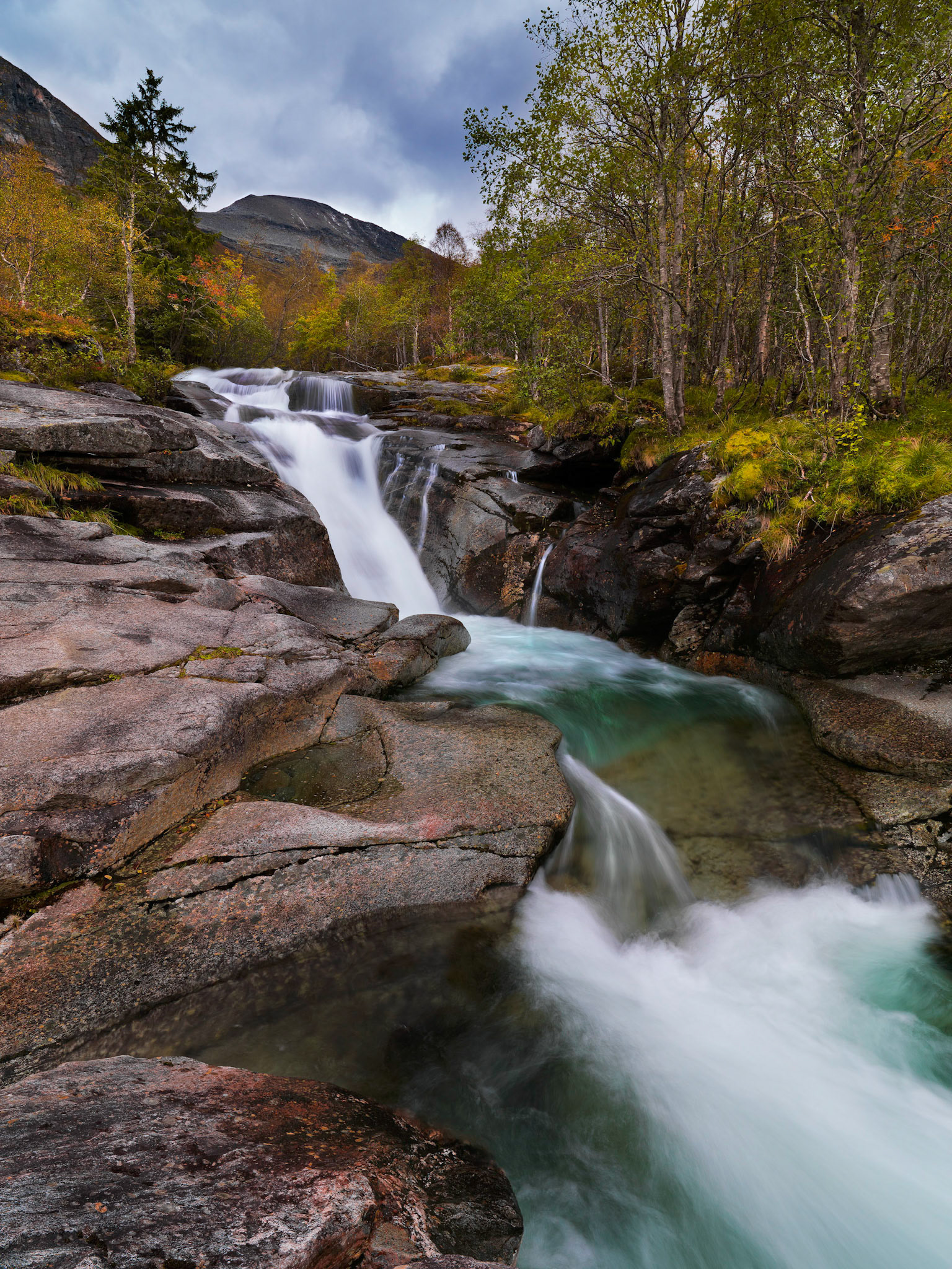 View of the Renndøla Elv at Innerdalen Norway.