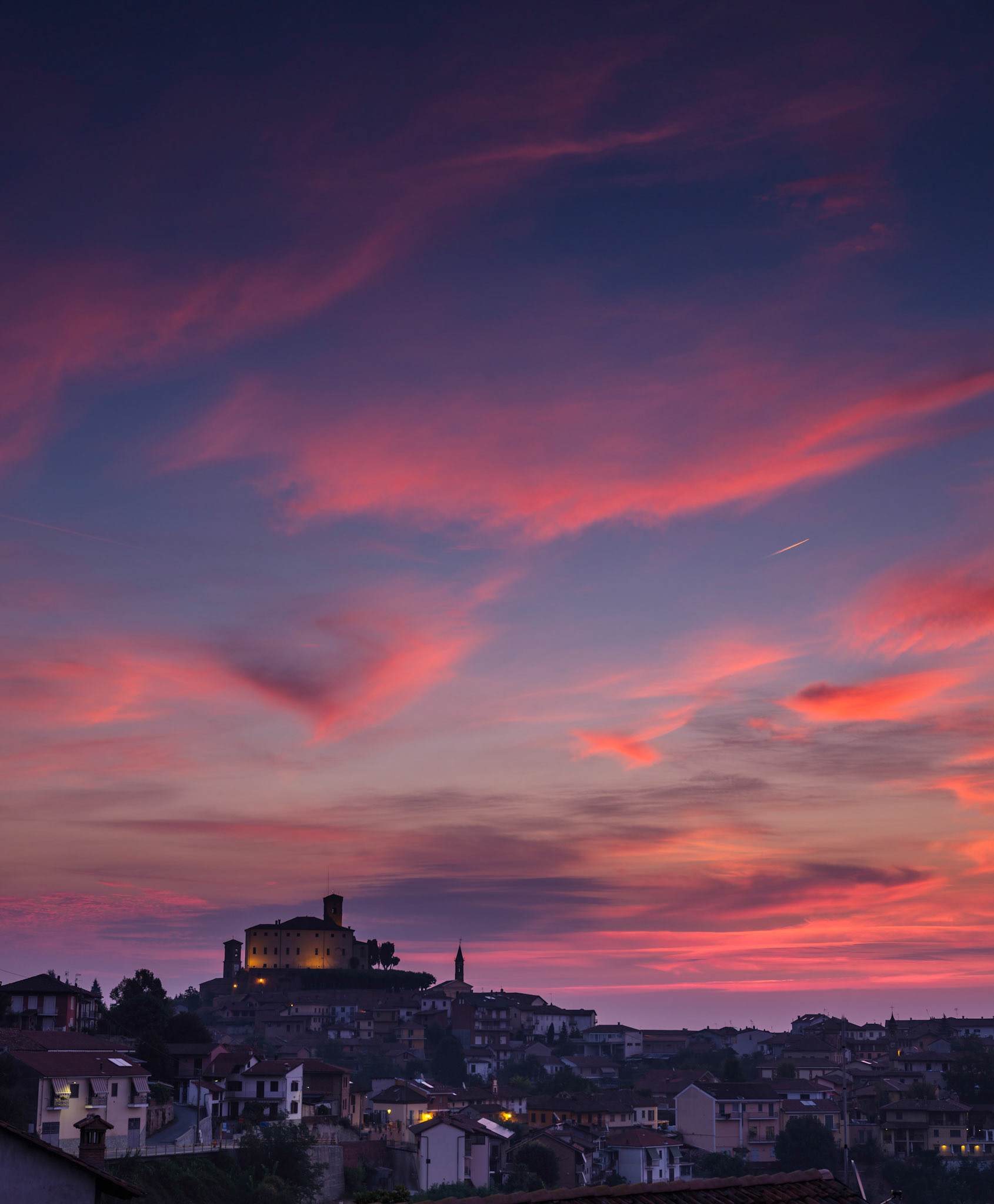 City of Cisterna D'Asti very  early morning .... love early mornings and their quietness, everything is so peaceful.