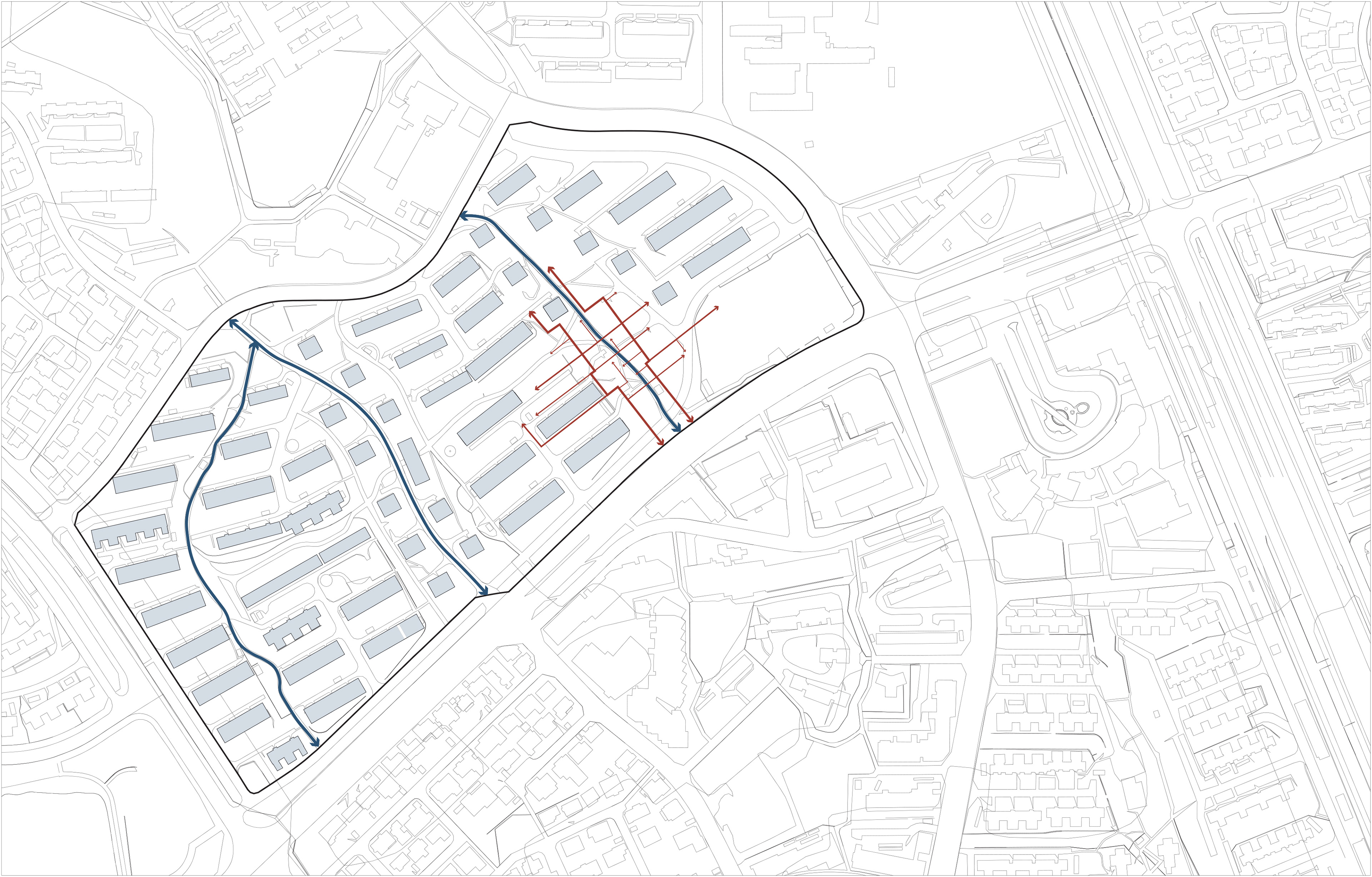 Site Plan with Roji Diagram