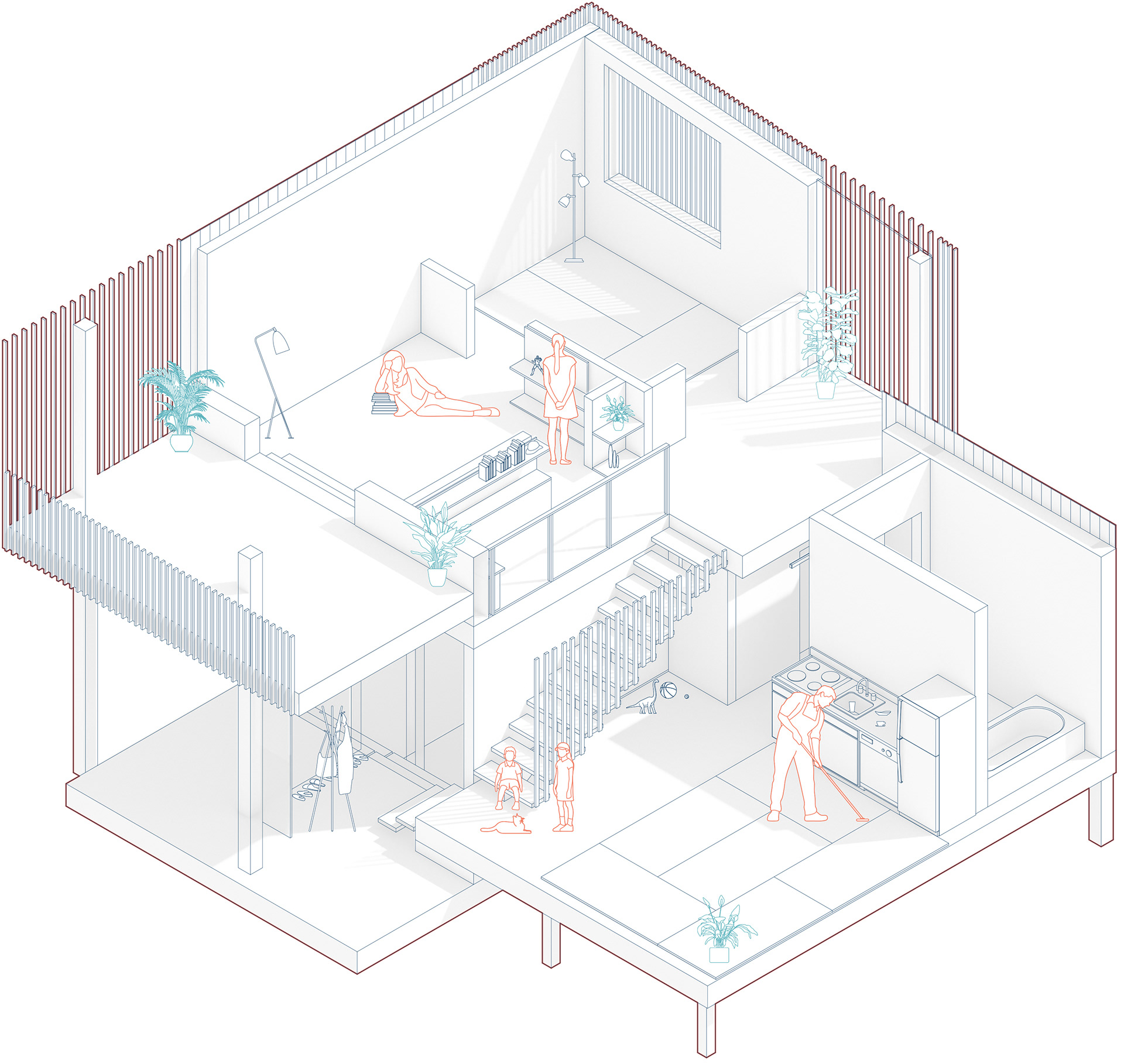 Row House // 3 Room
