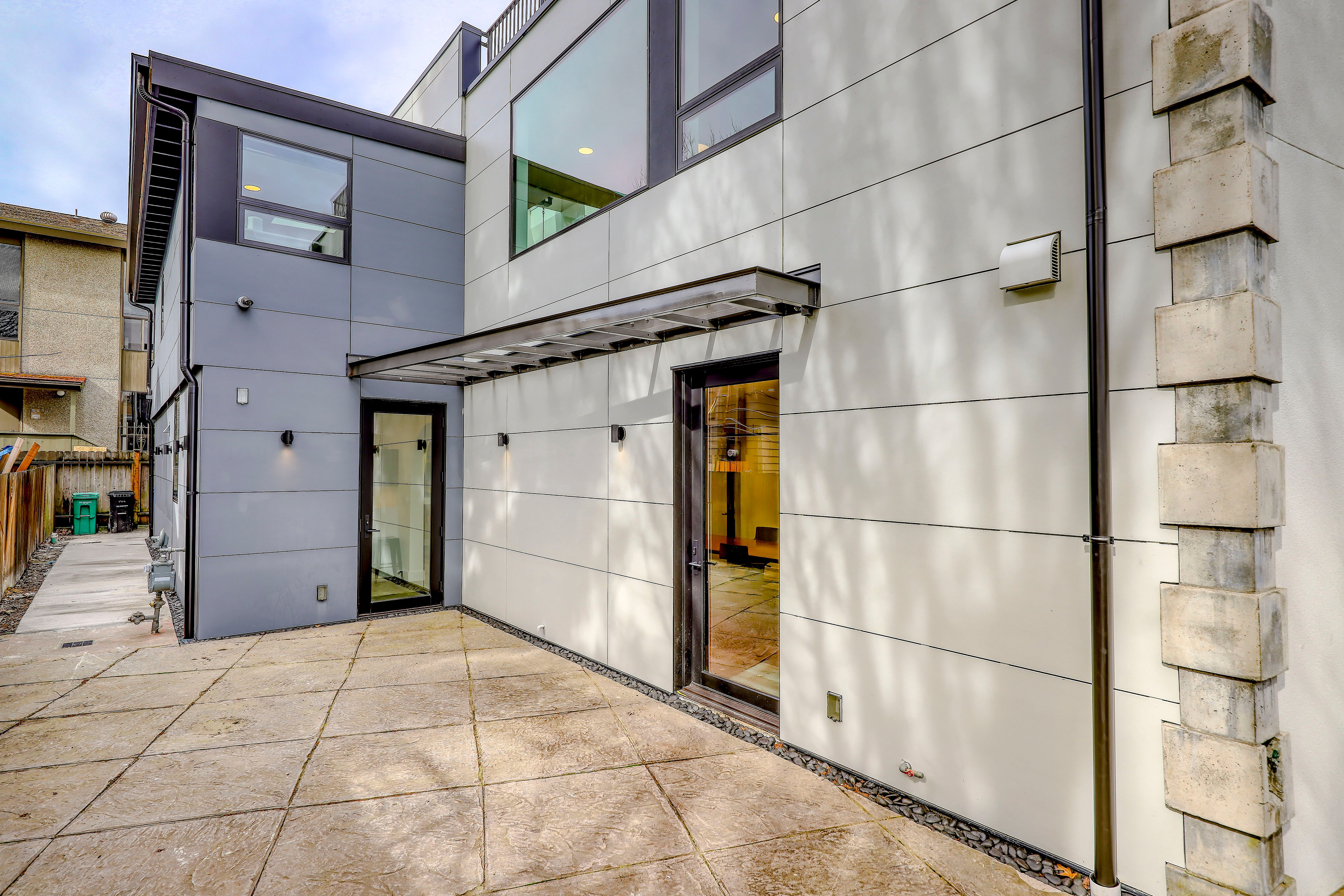 AFTER - PRIVATE STAFF PATIO - HARDI PANEL APPLICATION