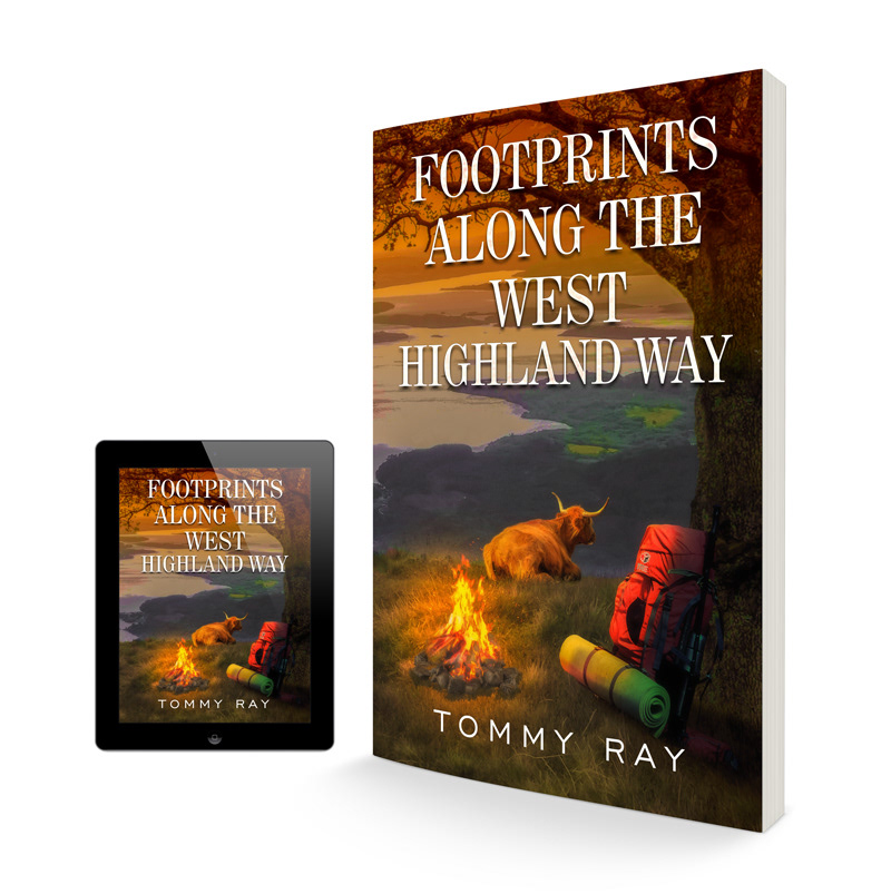 Footprints Along The Highland Way / Book Cover Design