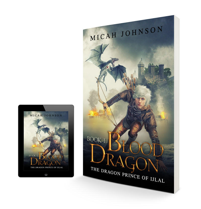Blood Dragon Book 1 / Book Cover Design