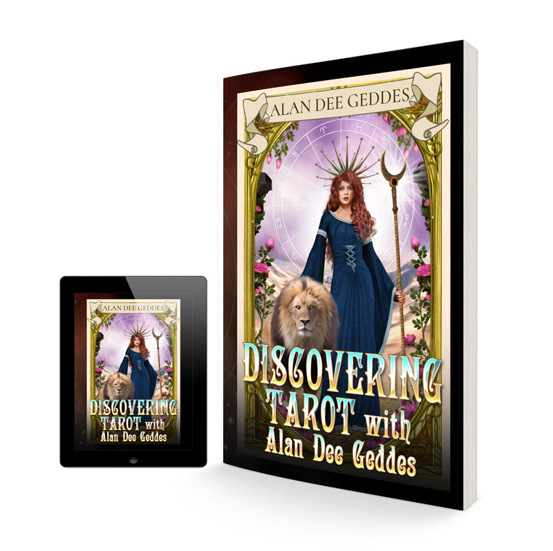Discovering Tarot / Book Cover Design