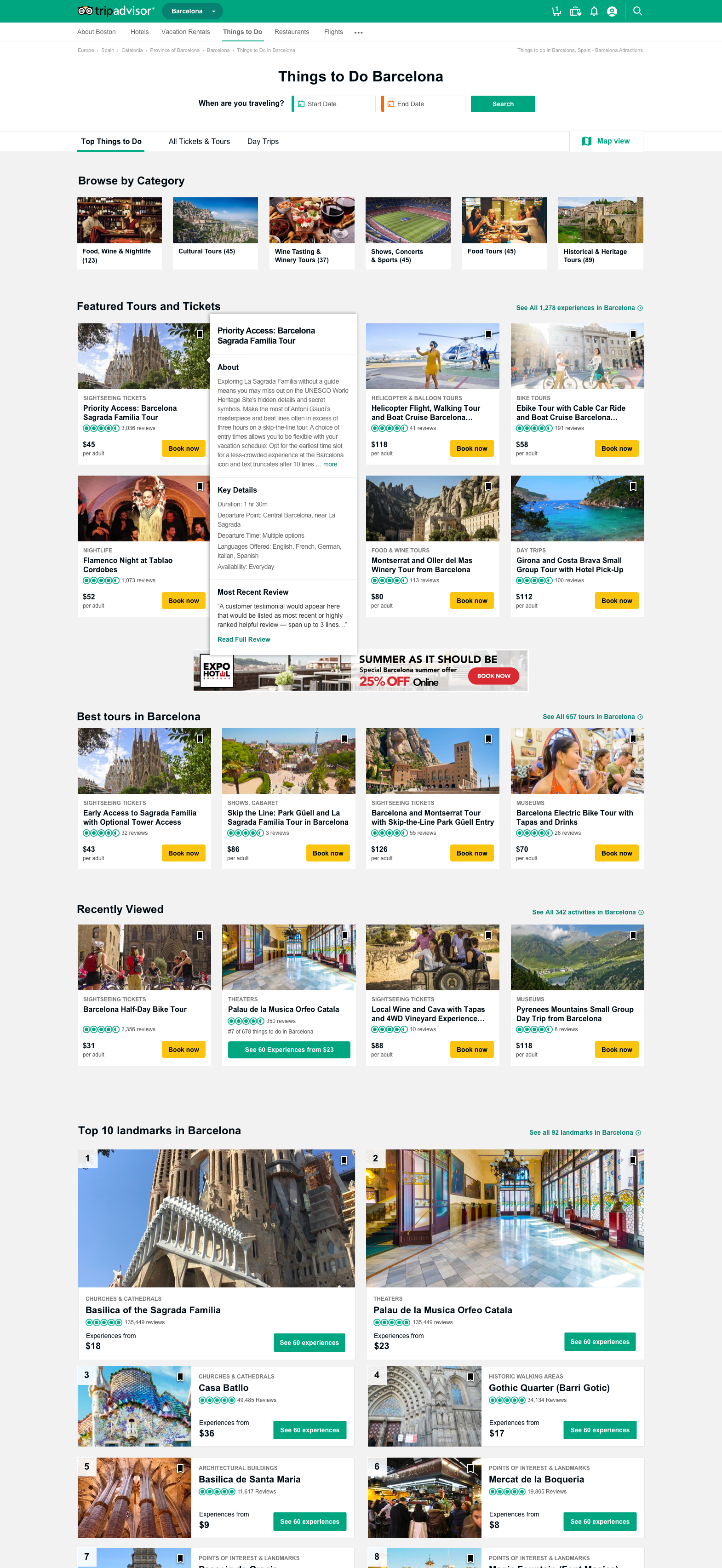 My hover-state concept for bookable tours and other ticketed events
